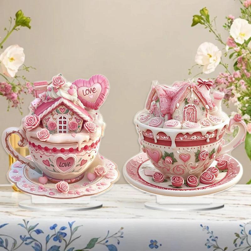 Teacup Cottage With Floral Accents - Inspire Cups