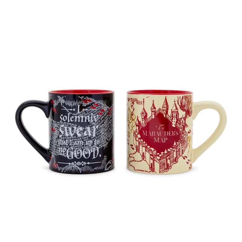 Harry Potter Marauder's Map Quotes Ceramic Mug Set 
