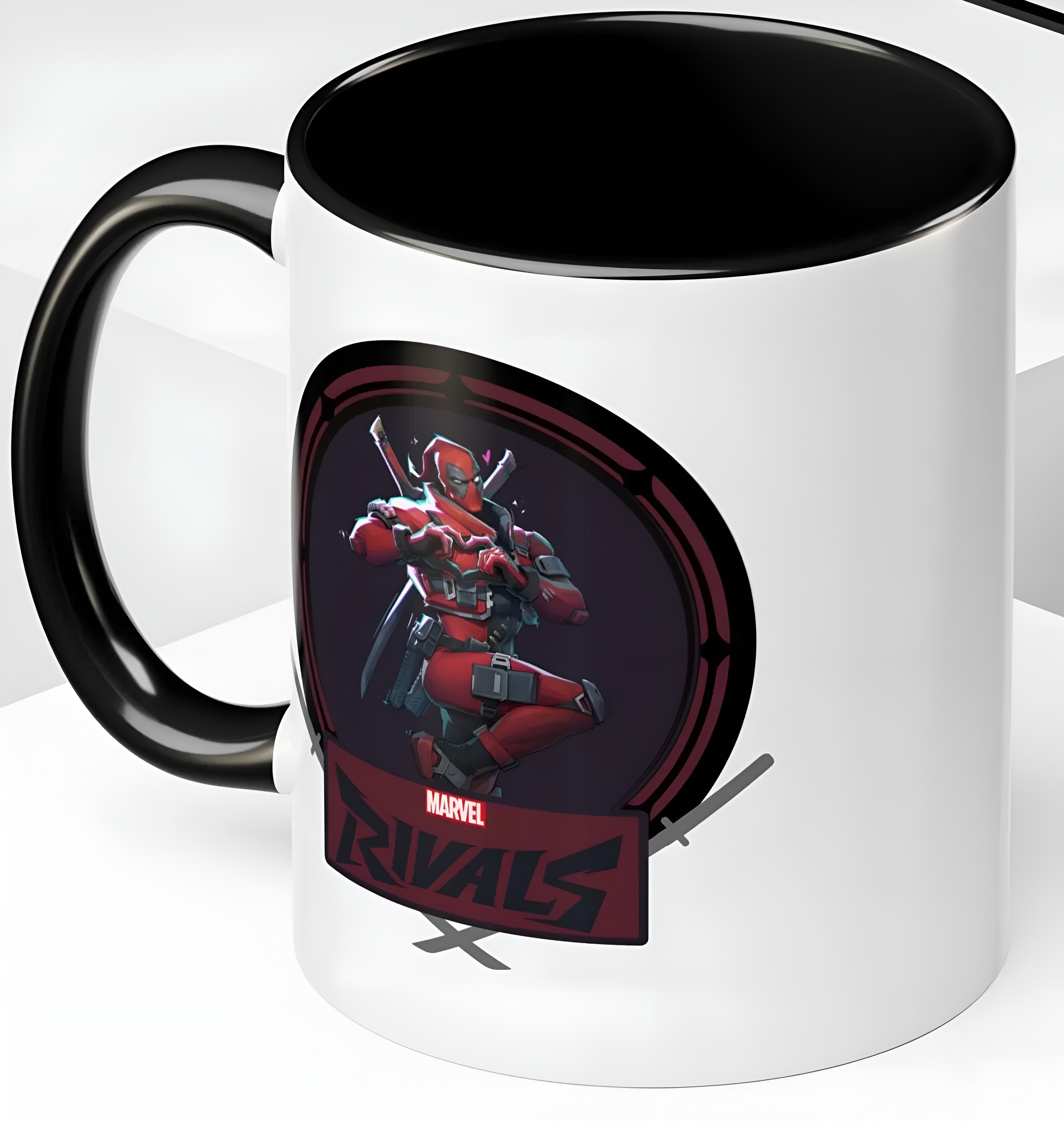 Deadpool Rivalry Coffee Mug Marvel Ceramic Tea and Coffee Cup