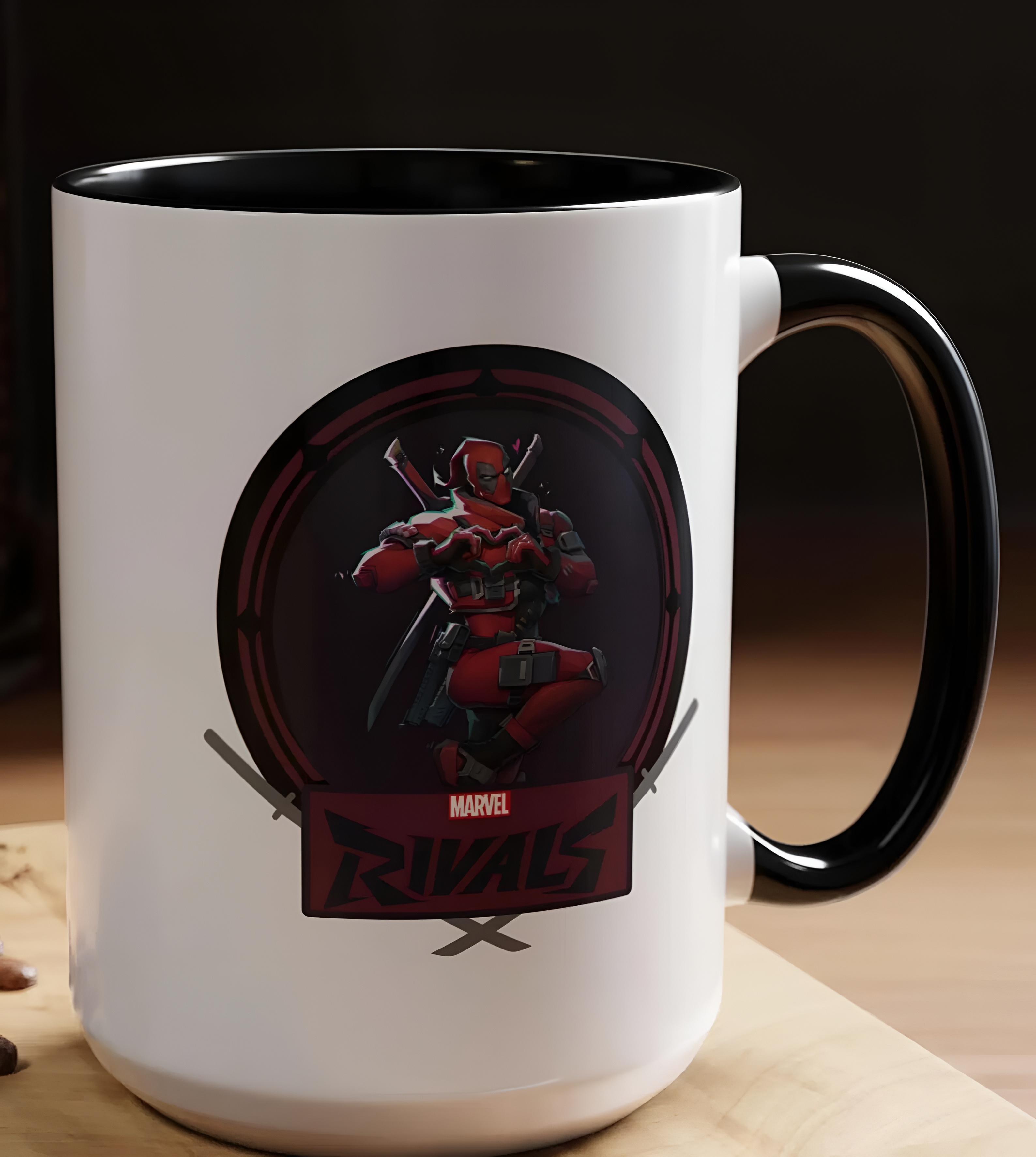 Deadpool Rivalry Coffee Mug Marvel Ceramic Tea and Coffee Cup