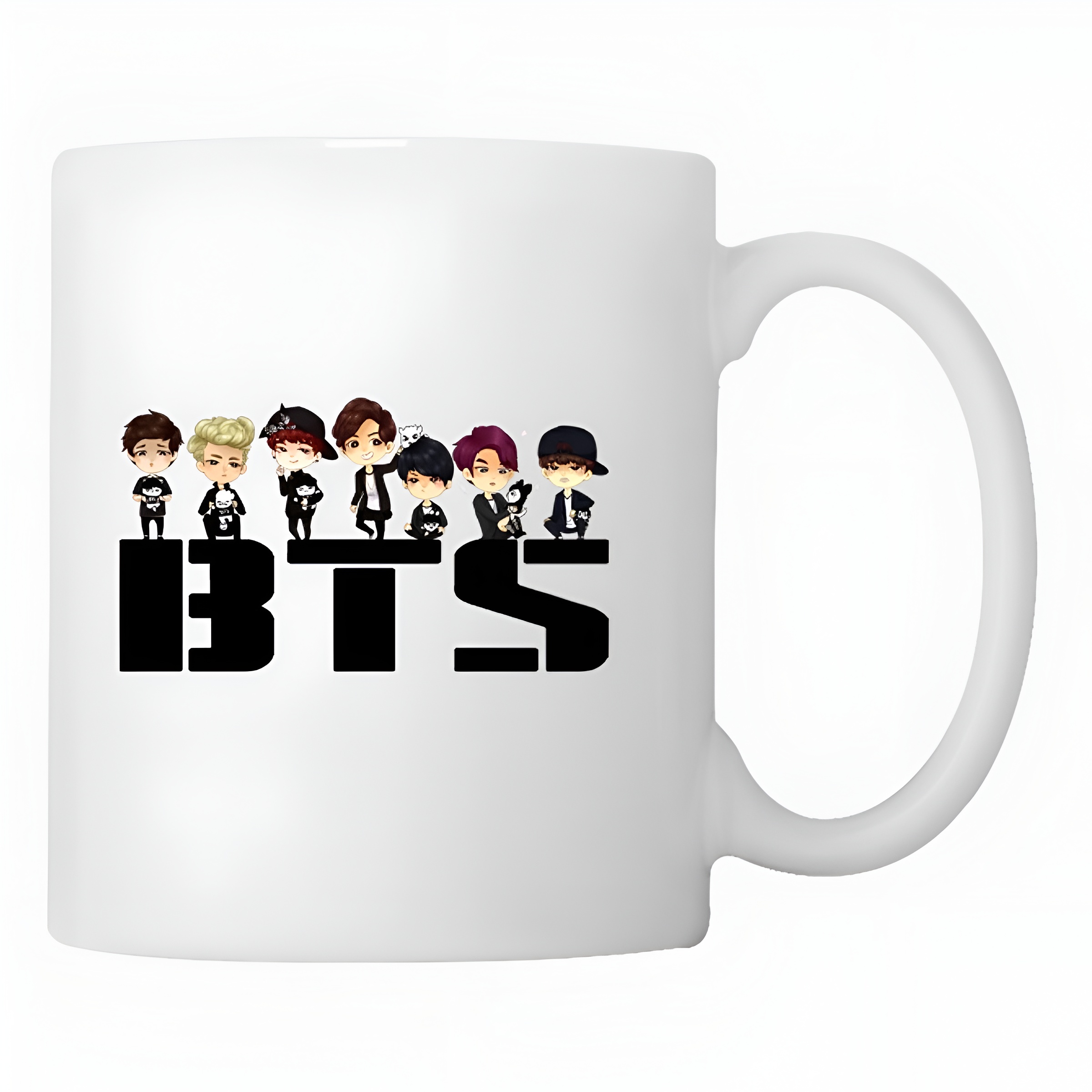 Bangtan Group Cartoon Series Coffee Mug