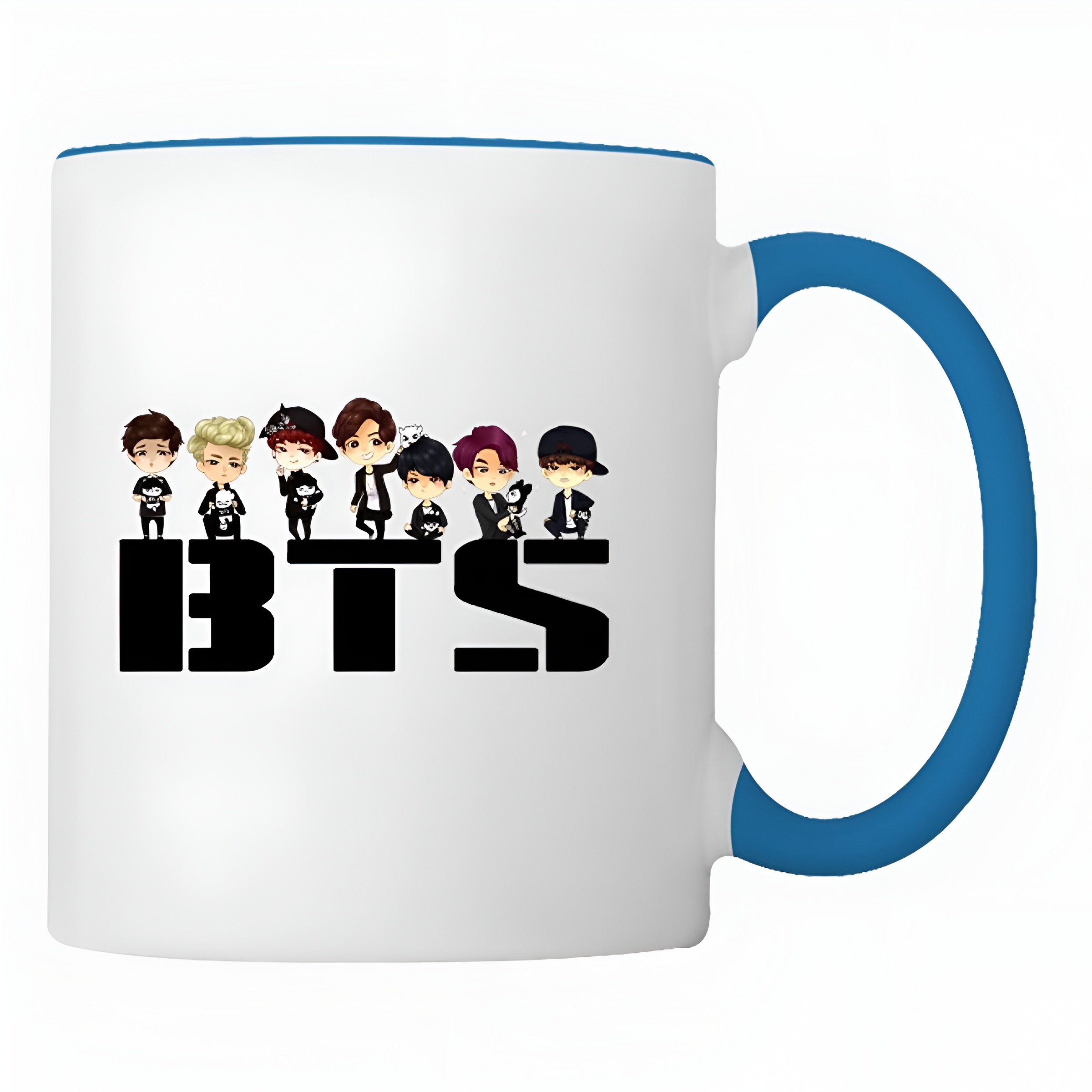Bangtan Group Cartoon Series Coffee Mug