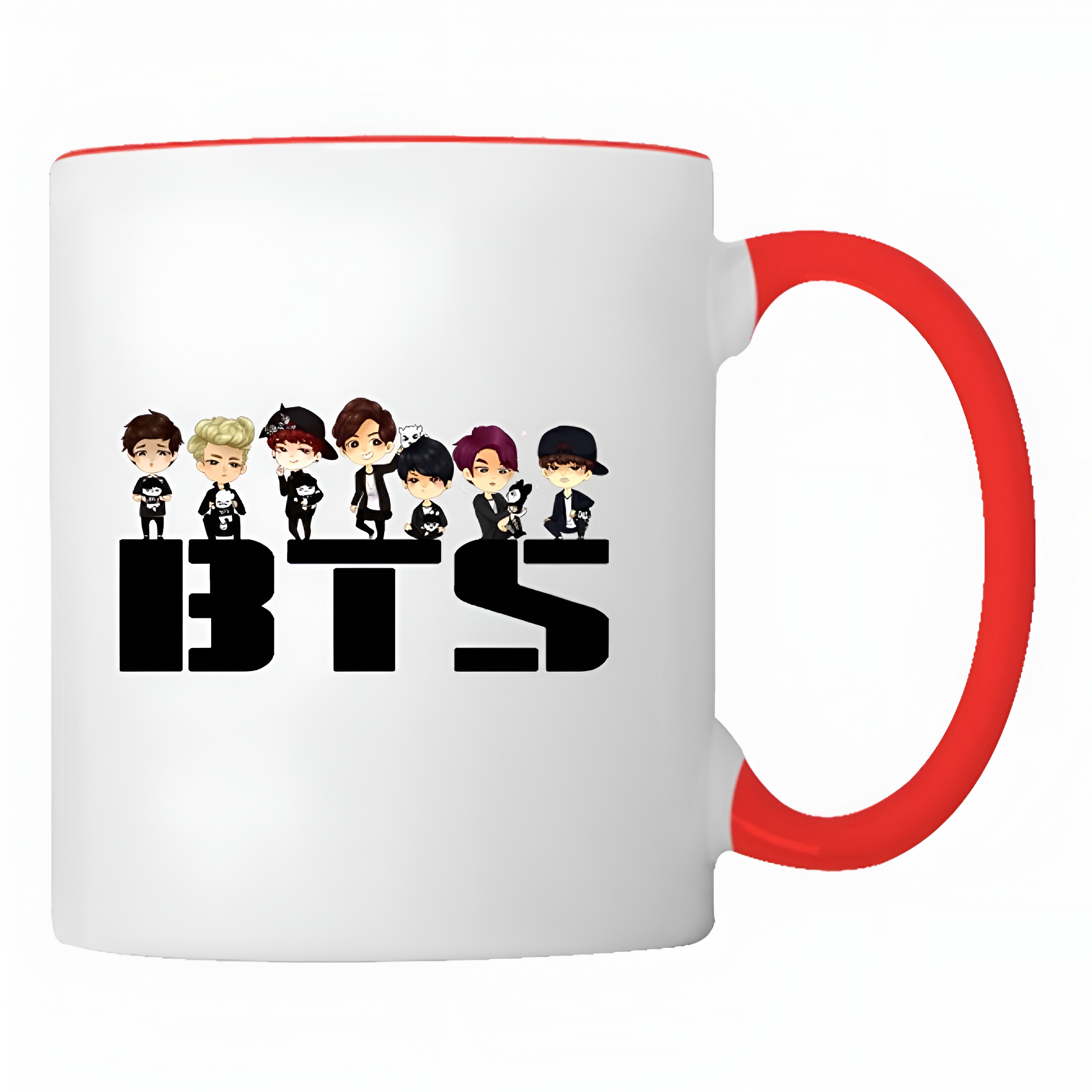 Bangtan Group Cartoon Series Coffee Mug