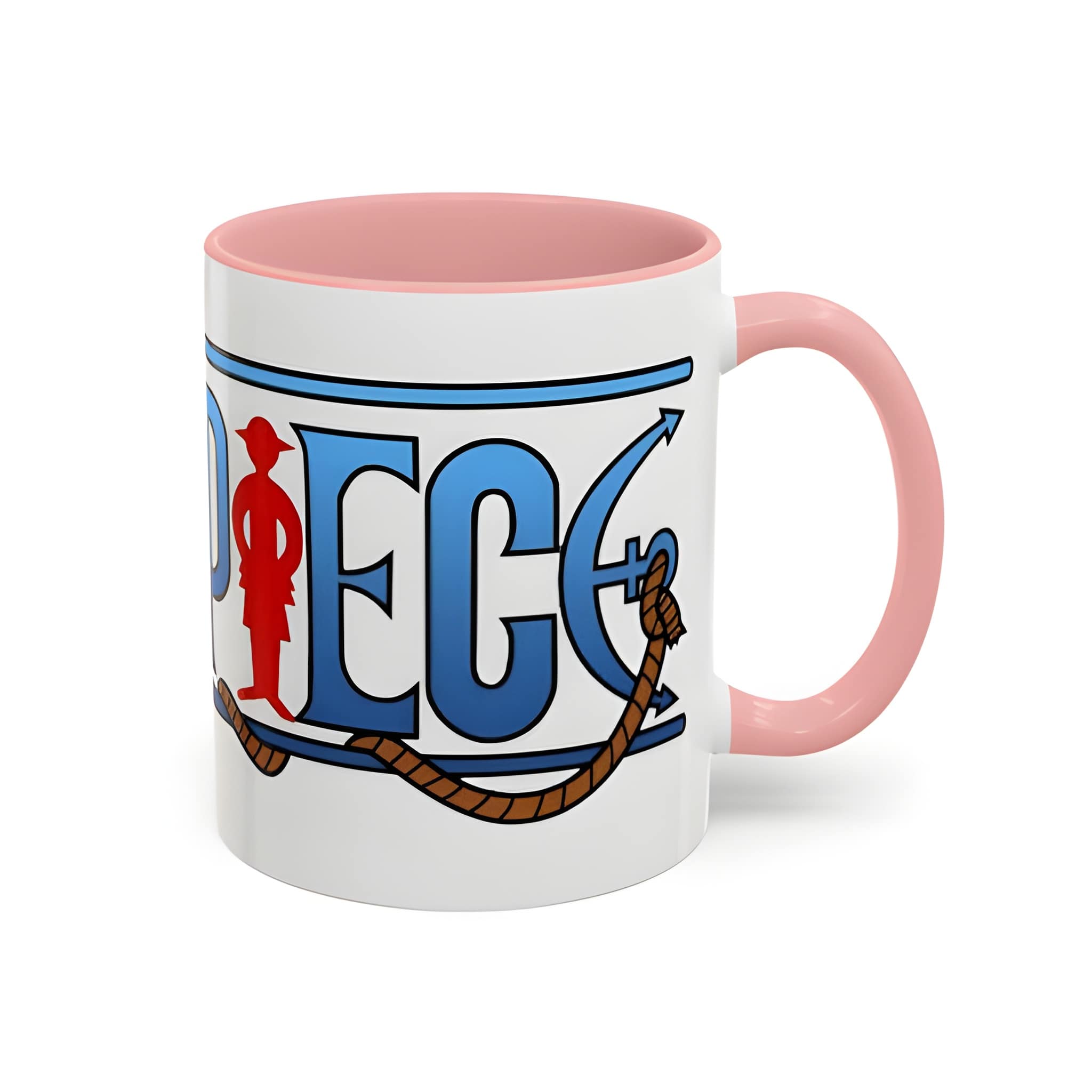 One Piece Accent Coffee Mug | Anime Fun Mug for Coffee Lovers, 11oz, 15oz, Grand Line Brew One Piece Mug | Durable Ceramic Tea Cup