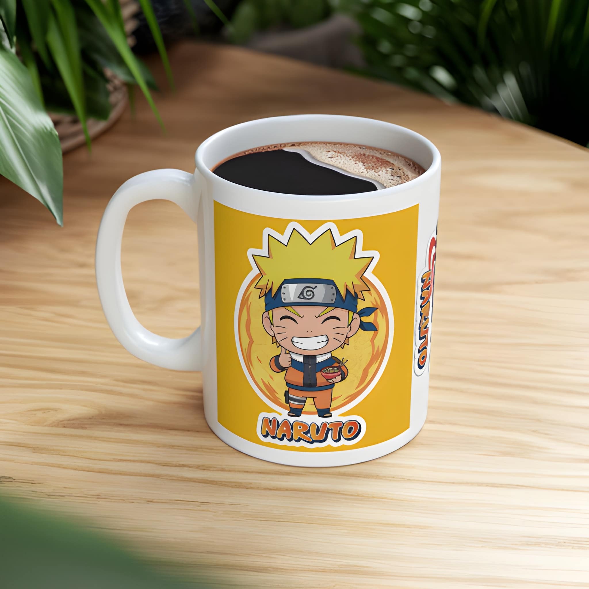 Naruto and Nine-Tails Fox Mug | Ceramic Mug