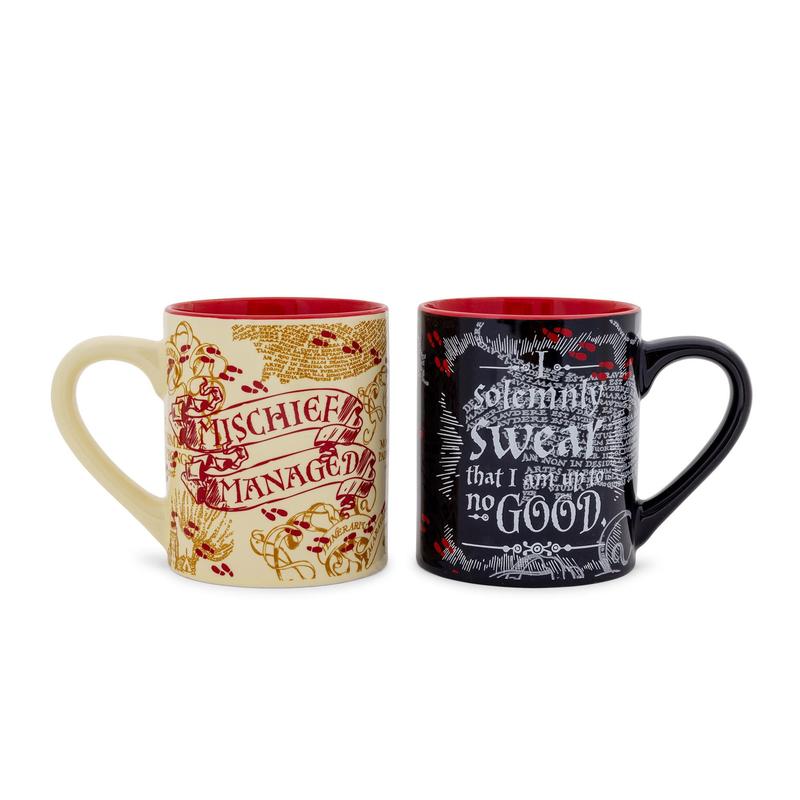 Harry Potter Marauder's Map Quotes Ceramic Mug Set 