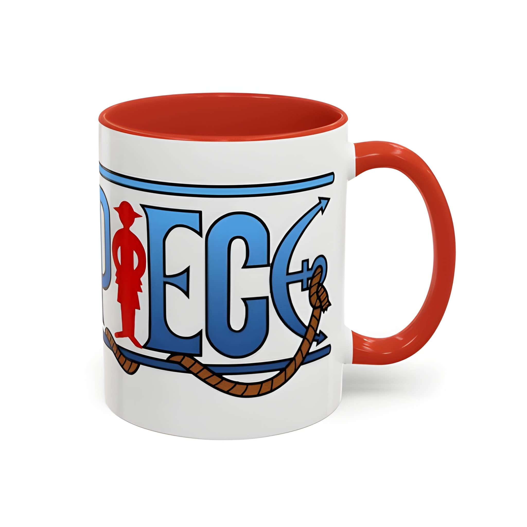One Piece Accent Coffee Mug | Anime Fun Mug for Coffee Lovers, 11oz, 15oz, Grand Line Brew One Piece Mug | Durable Ceramic Tea Cup