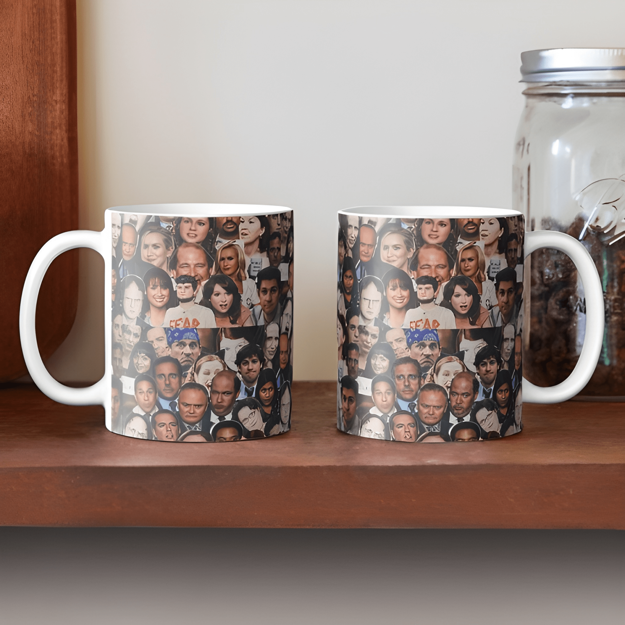 The Office Cast Character Collage Ceramic Mug