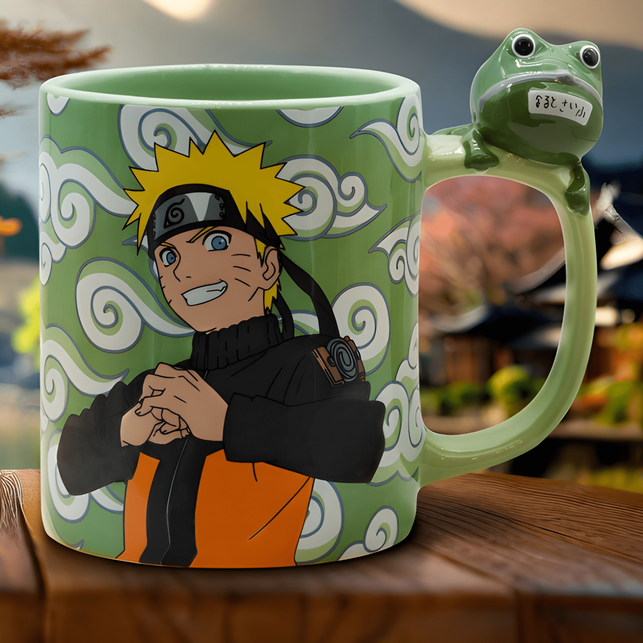 Naruto Shippuden Naruto and Gama-chan Mug with 3D Handle