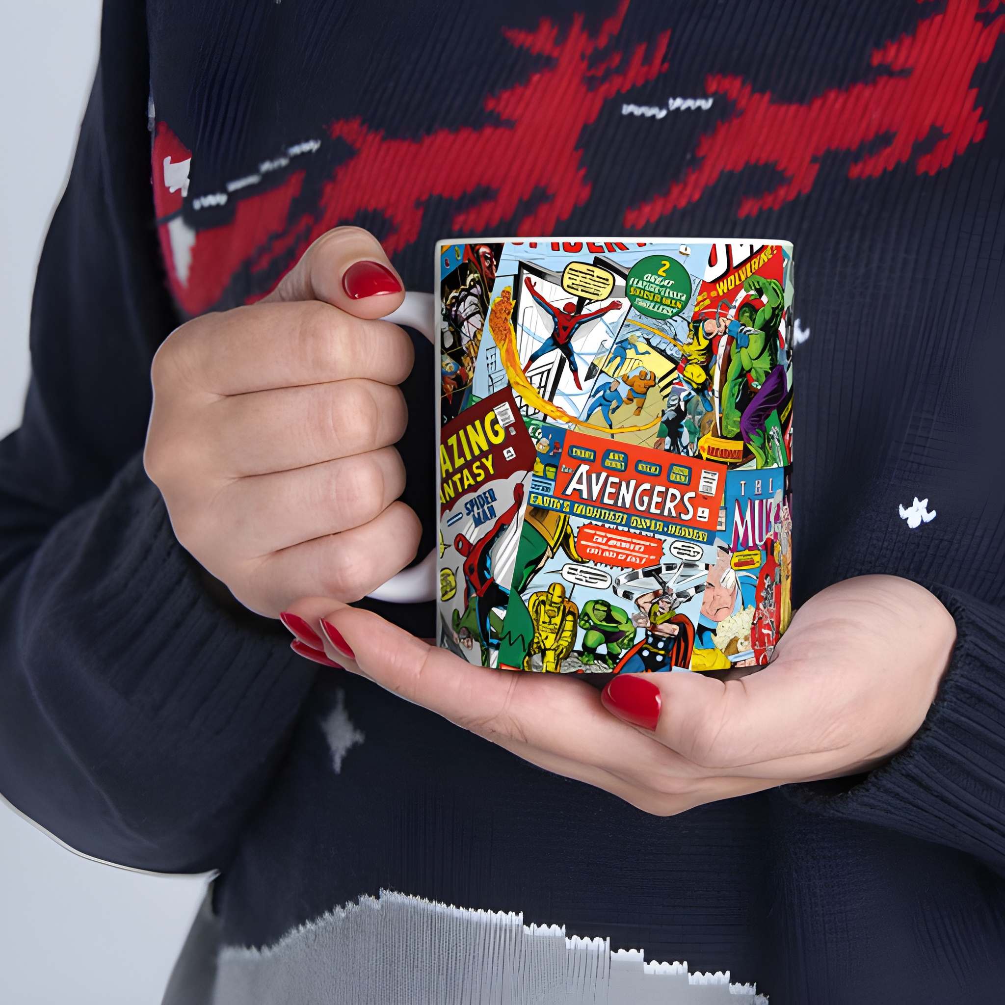 Classic Comic Book Ceramic Coffee Mug