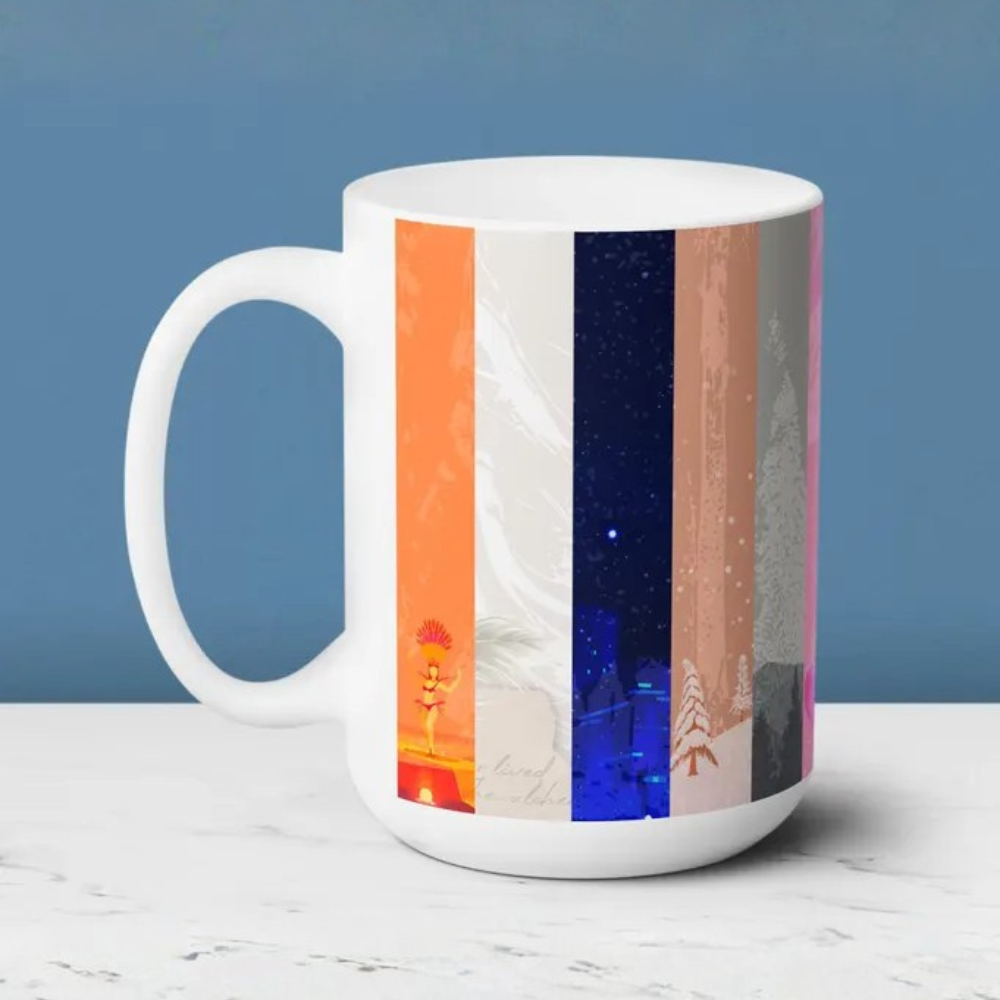 Eras Ceramic Mug, Colorful Music Fan Gift
