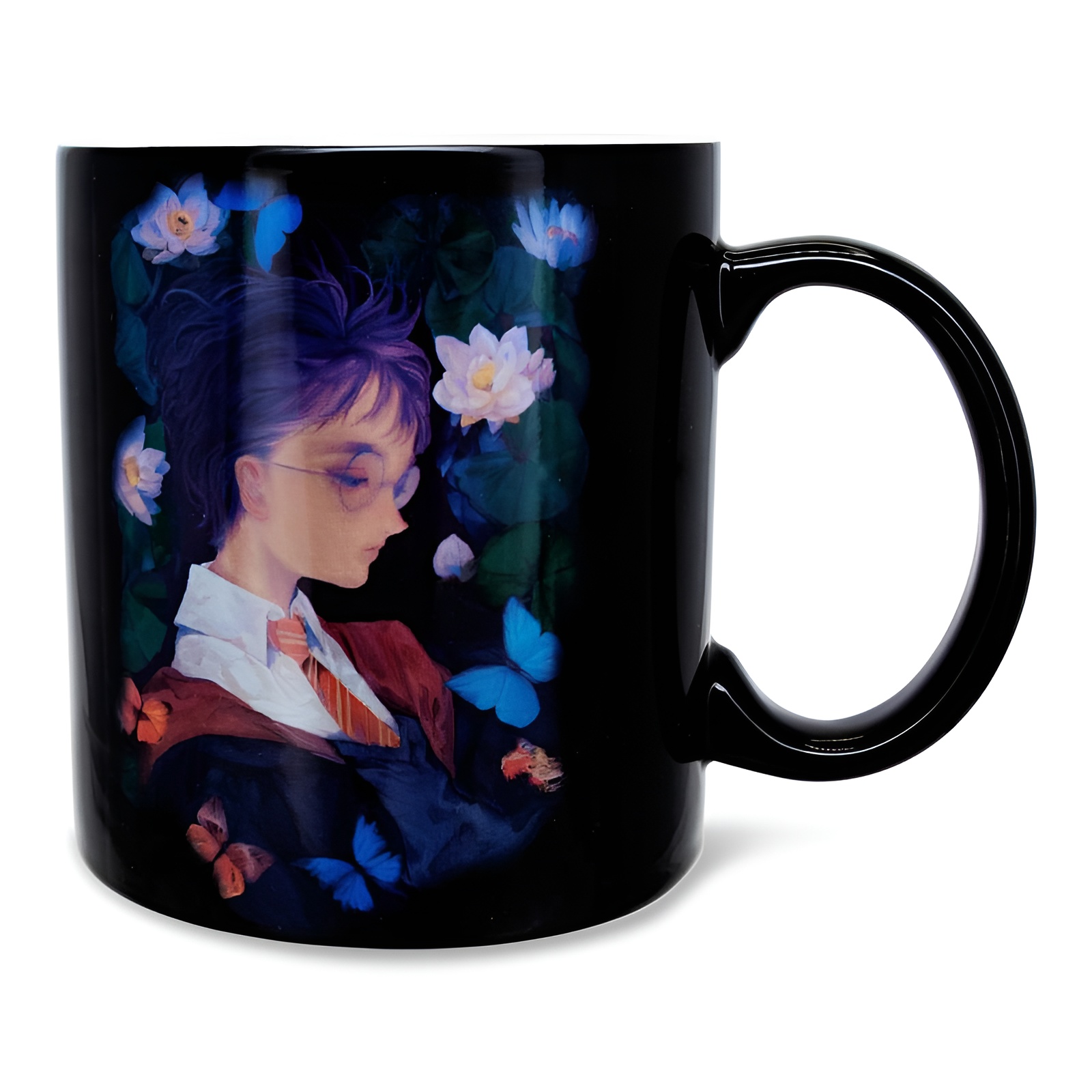 Harry Potter and Hermione Granger Anime-Style Ceramic Mug