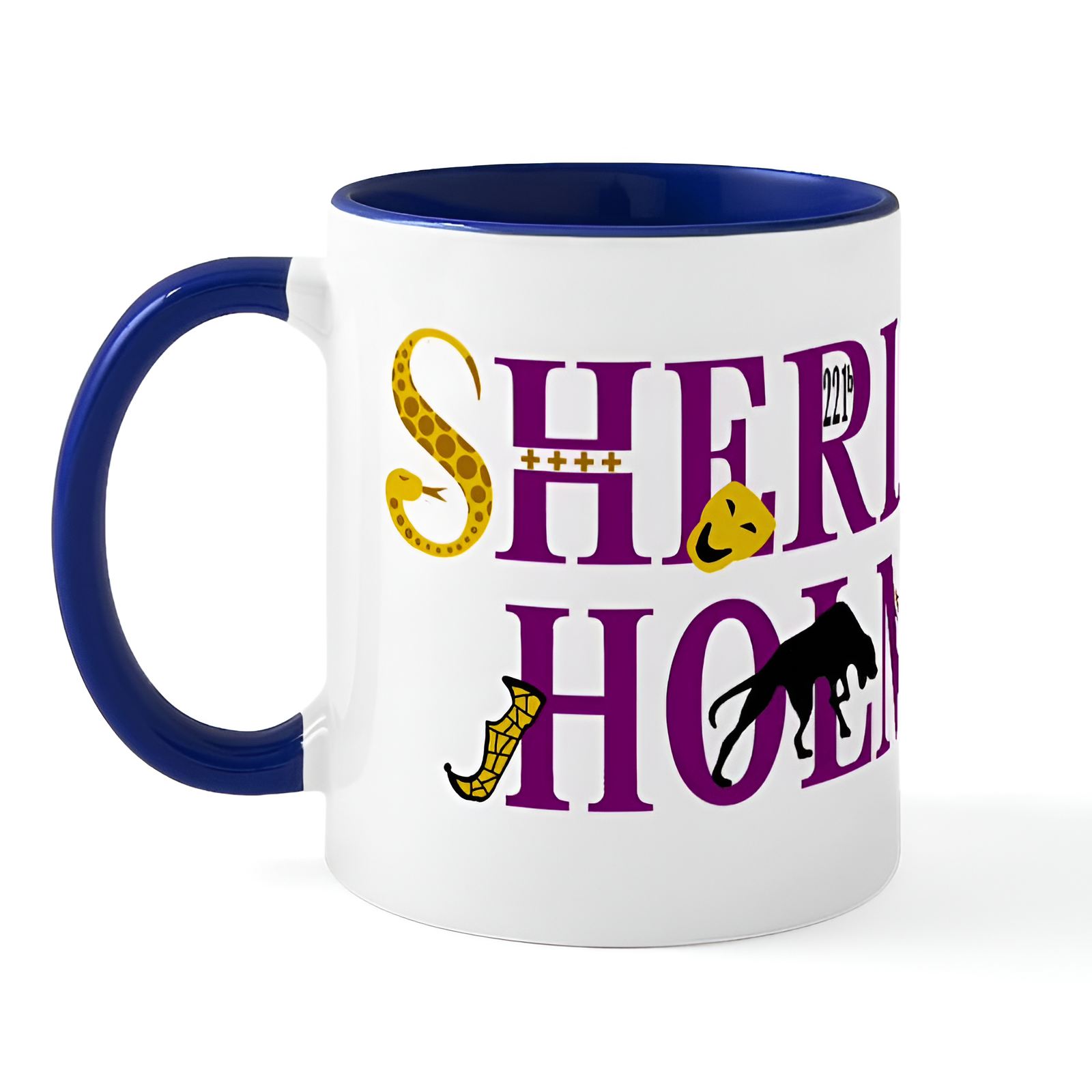 Sherlock Holmes Lives Ceramic Coffee Mug 