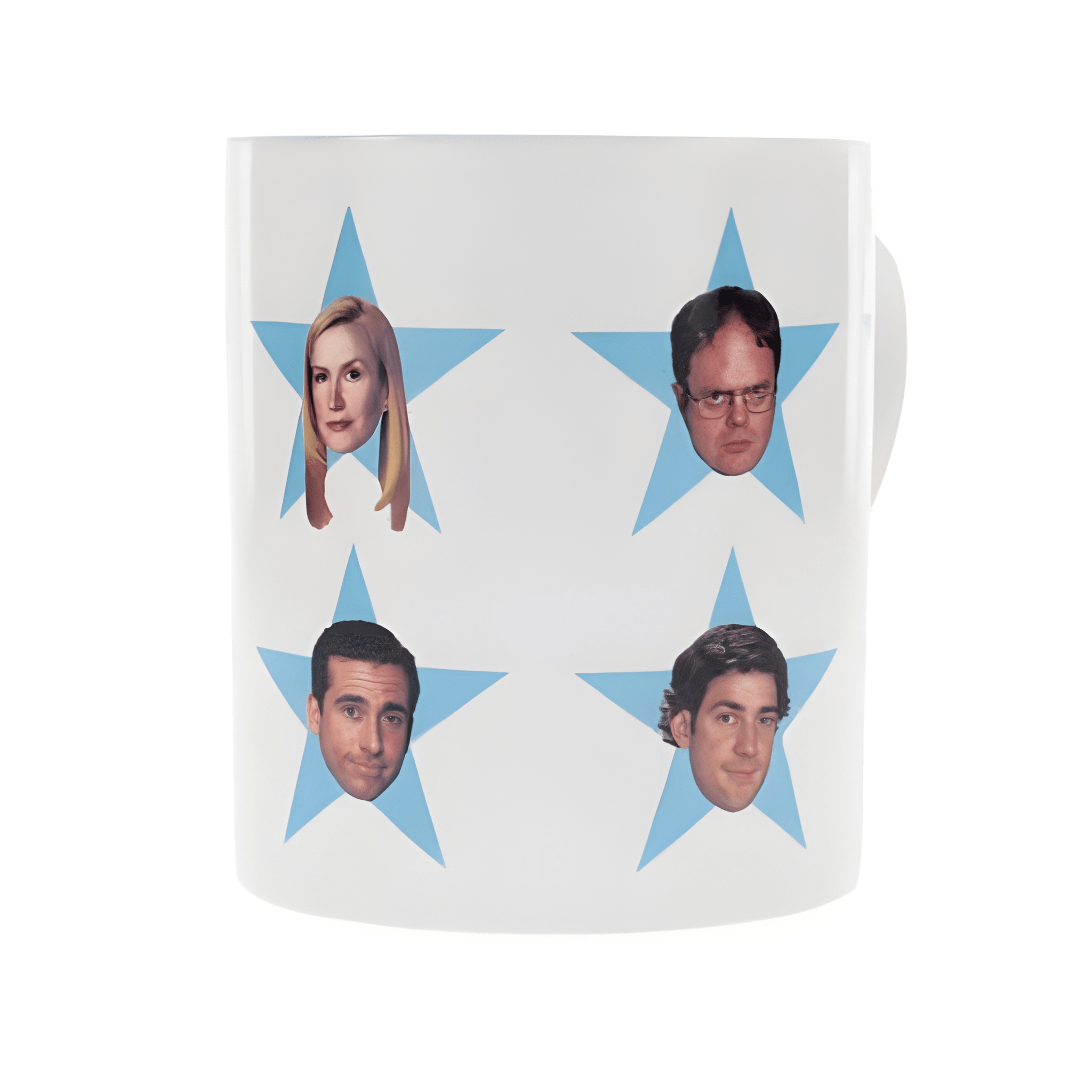 Silver Buffalo The Office Cast Stars Ceramic Mug | Holds 14 Ounces