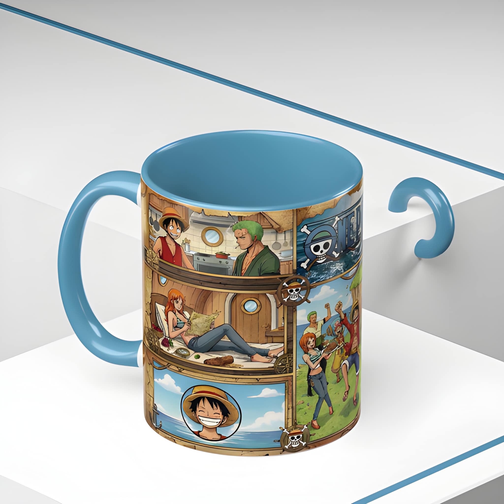 One Piece Crew Montage Coffee Collage Mug | Accent Mug 11oz 15oz