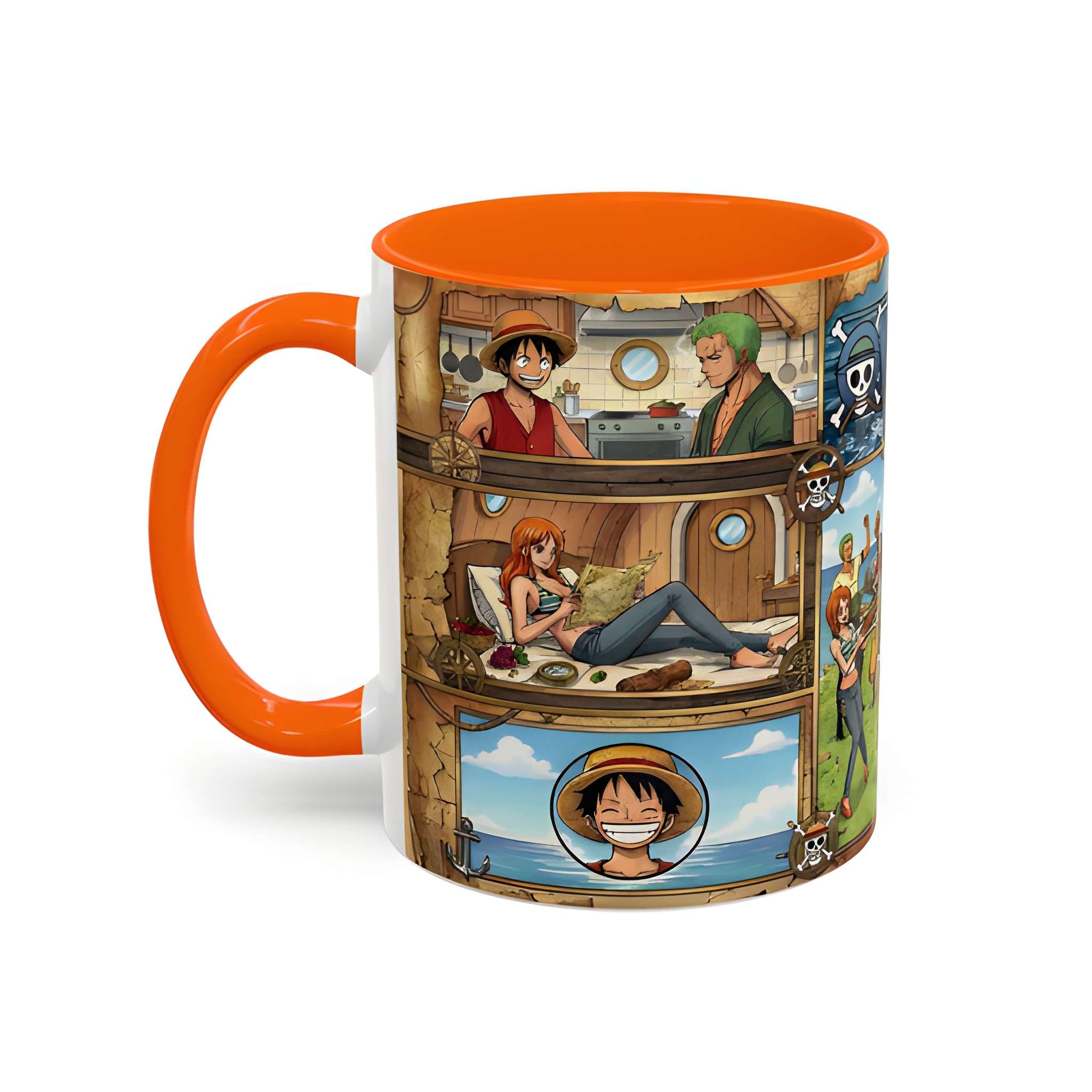 One Piece Crew Montage Coffee Collage Mug | Accent Mug 11oz 15oz