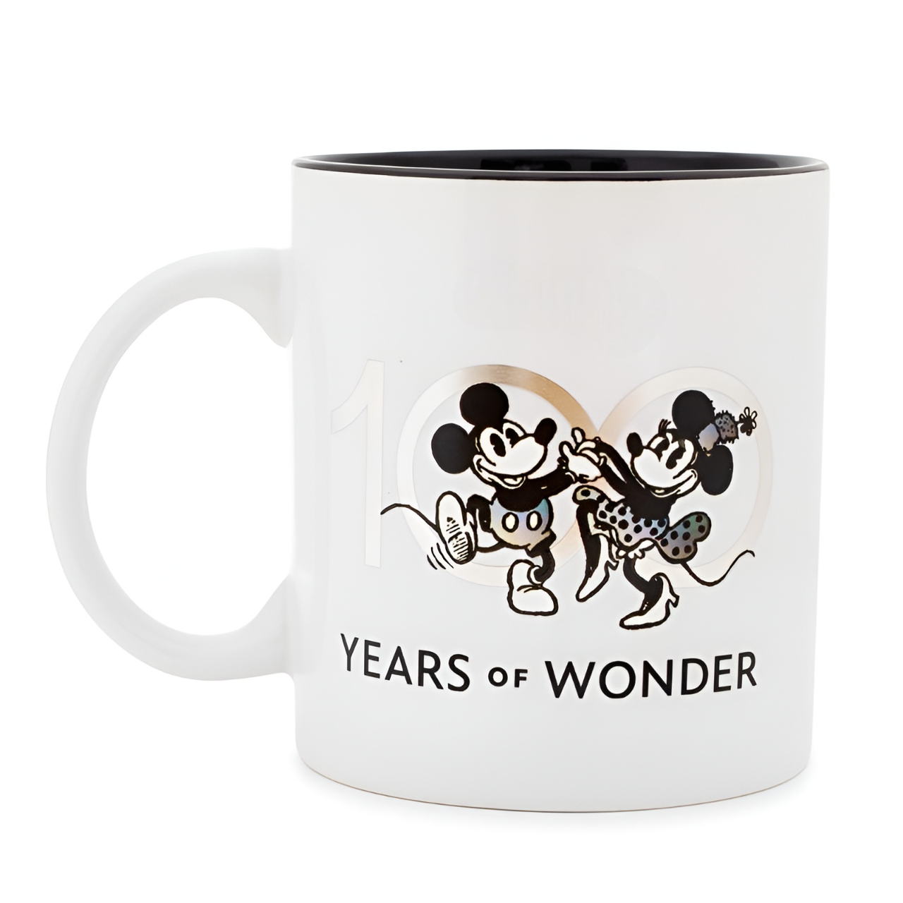 20 Oz 100 Years of Wonder Foil-Embossed Ceramic Mug Holds 