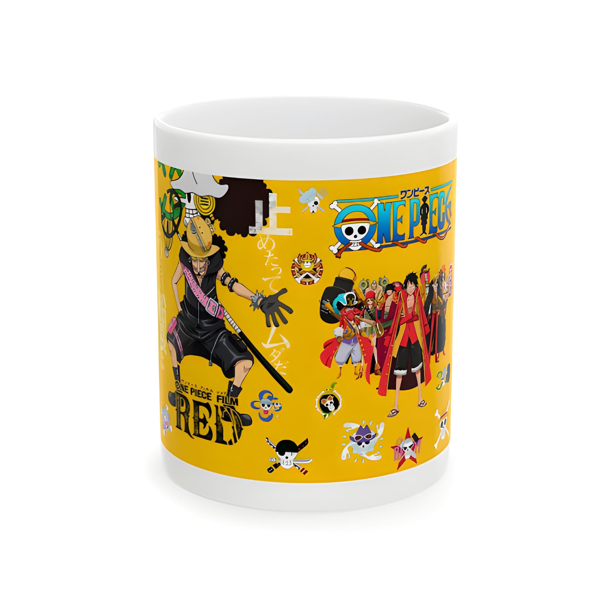 One Piece Anime Characters Mug | Straw Hat Crew Ceramic Mug