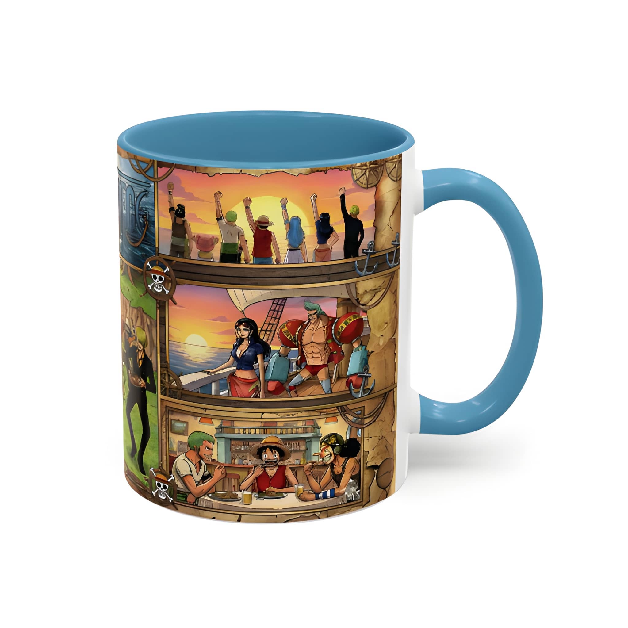 One Piece Crew Montage Coffee Collage Mug | Accent Mug 11oz 15oz