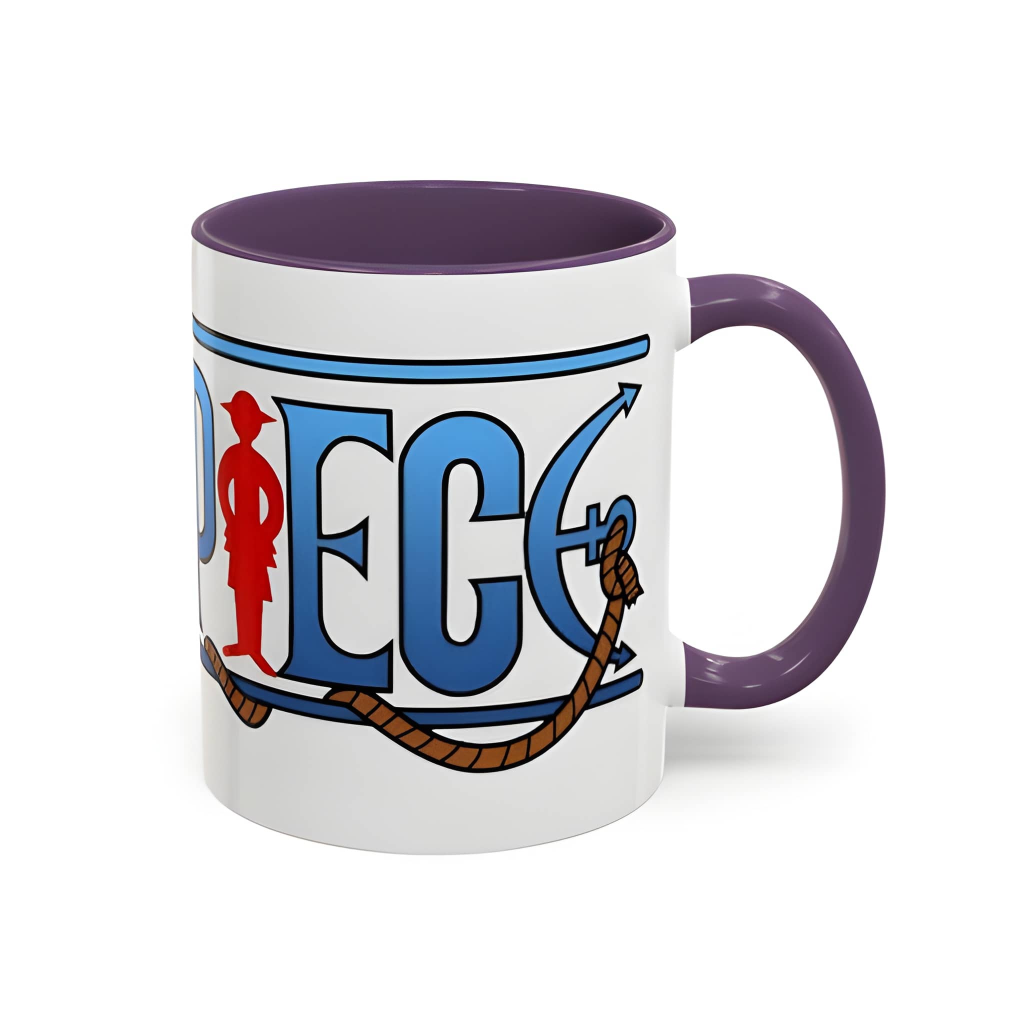 One Piece Accent Coffee Mug | Anime Fun Mug for Coffee Lovers, 11oz, 15oz, Grand Line Brew One Piece Mug | Durable Ceramic Tea Cup