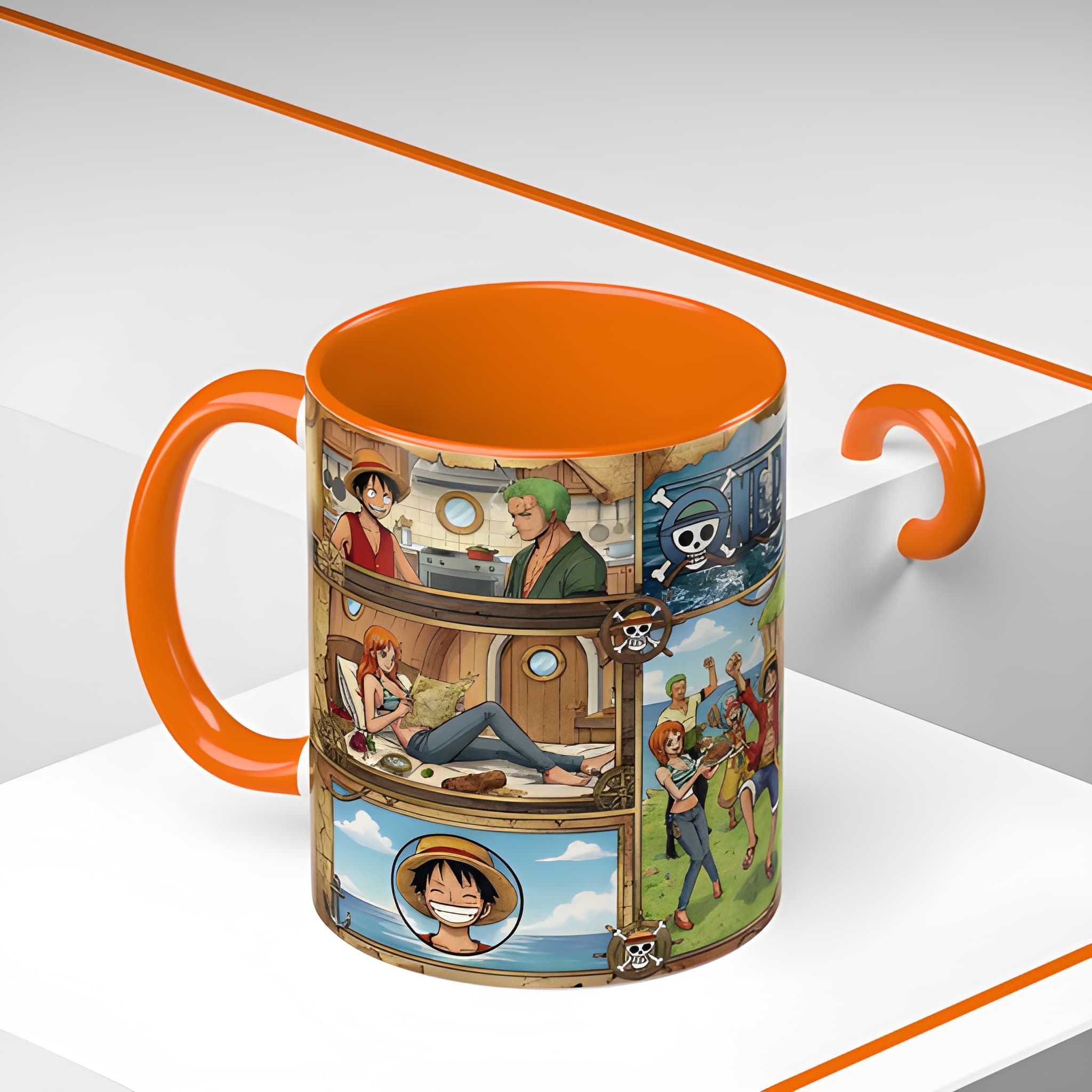 One Piece Crew Montage Coffee Collage Mug | Accent Mug 11oz 15oz