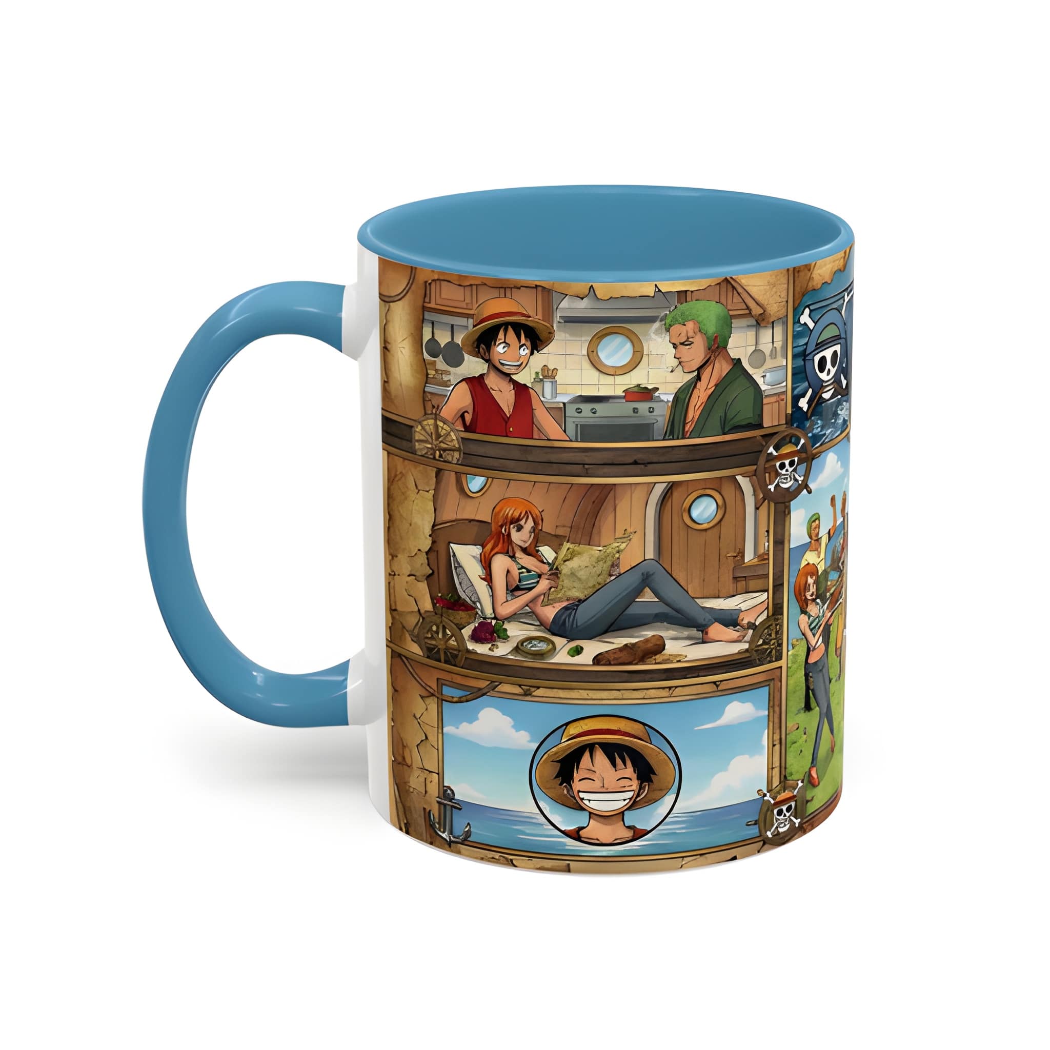 One Piece Crew Montage Coffee Collage Mug | Accent Mug 11oz 15oz