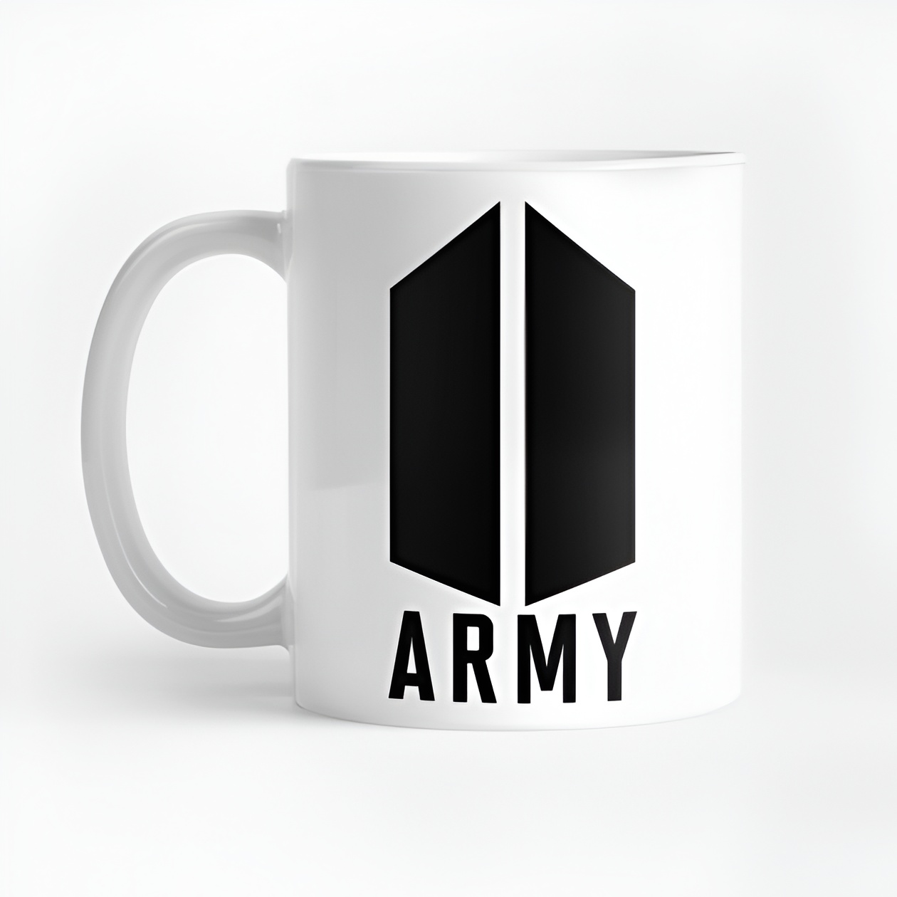 ARMY Fandom Emblem White Coffee Mug