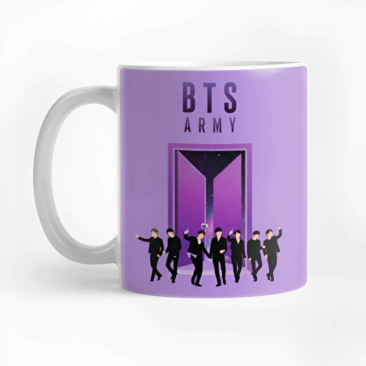 Bangtan Fandom Member Silhouette Mug