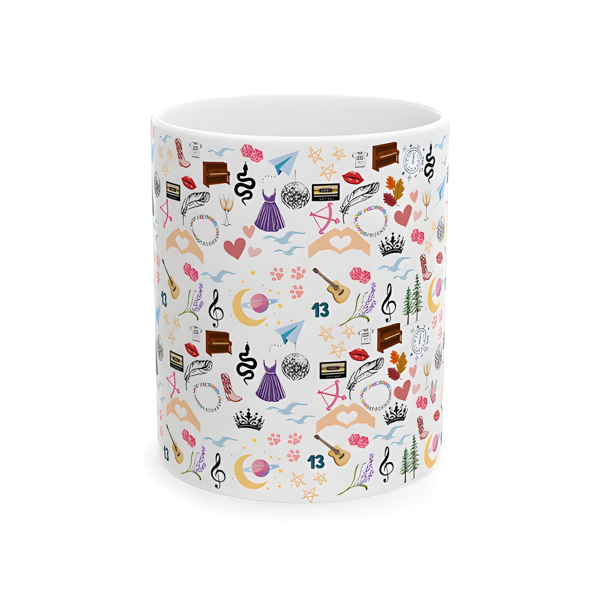 Swifty Eras Ceramic Mug: Taylor Gift, Coffee Cup - 11oz/15oz