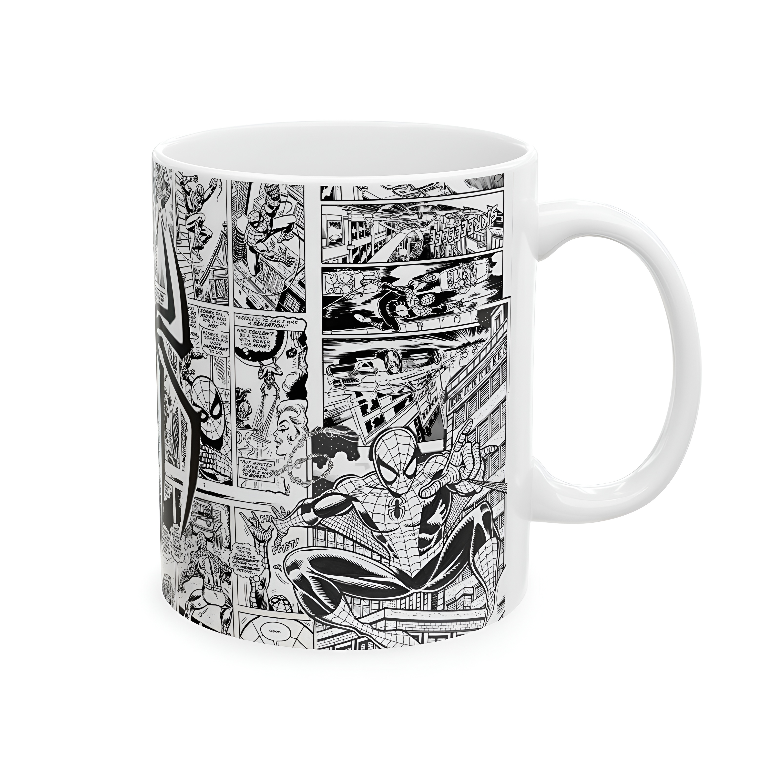 Spider Man Retro Themed Ceramic Mug