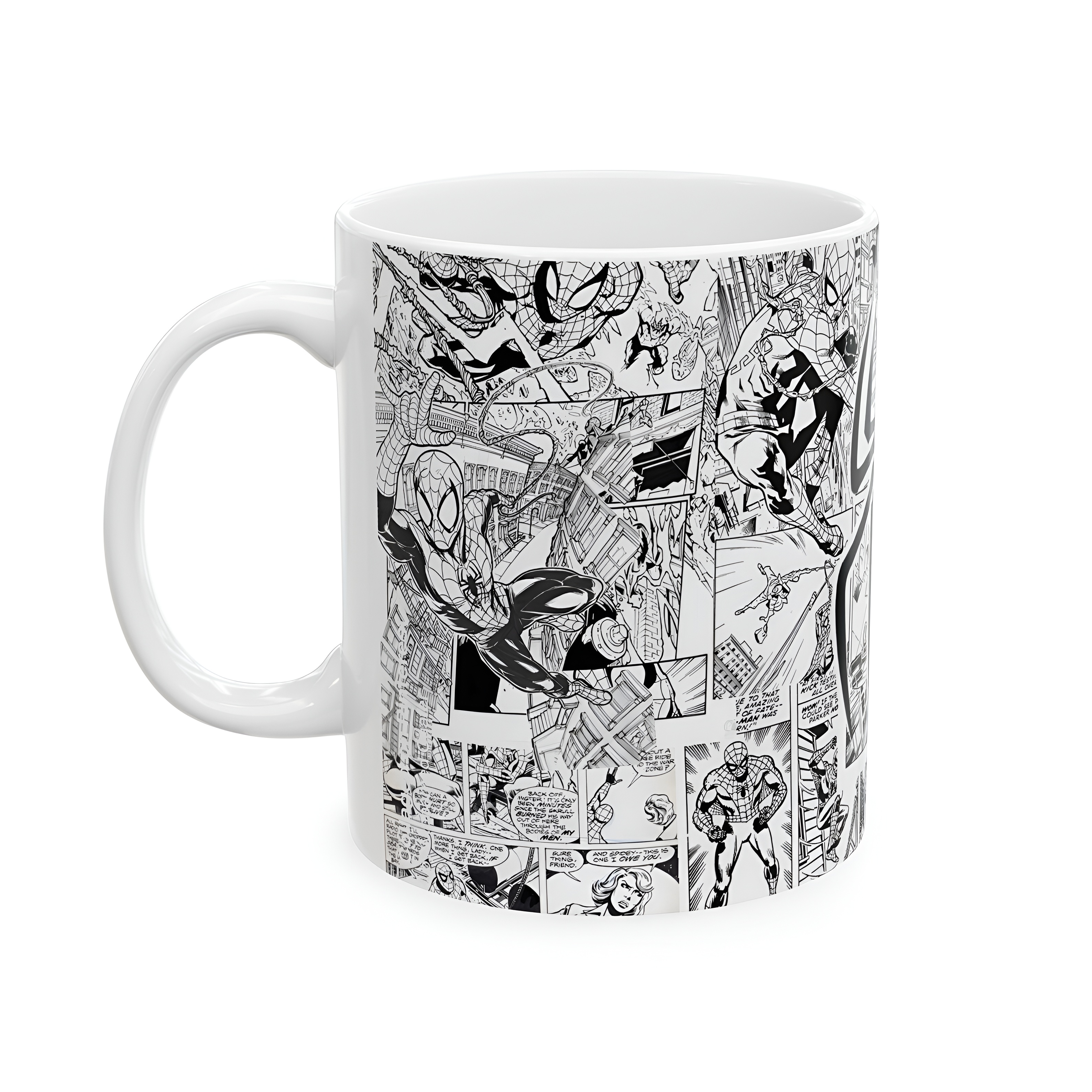 Spider Man Retro Themed Ceramic Mug