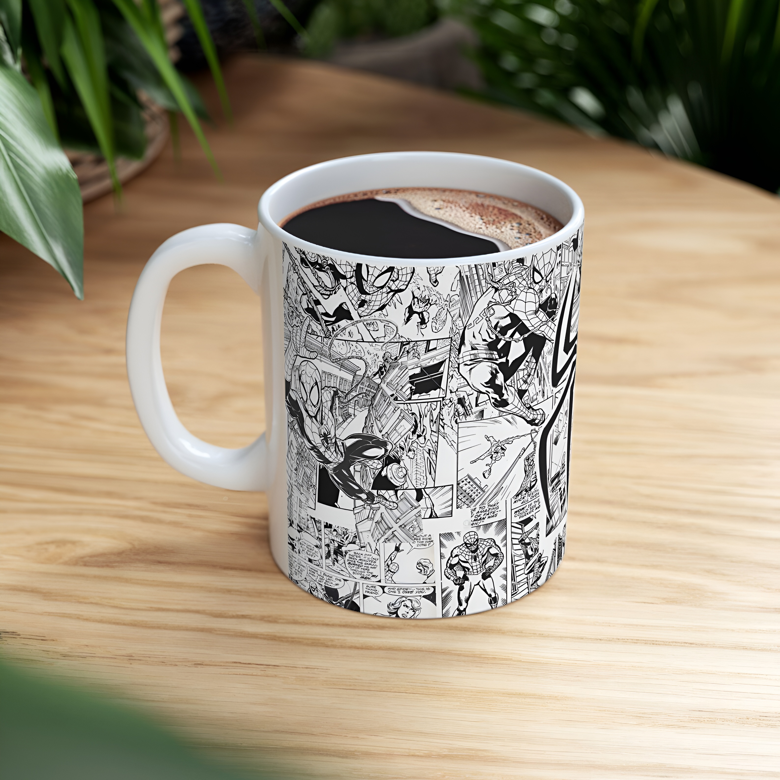 Spider Man Retro Themed Ceramic Mug