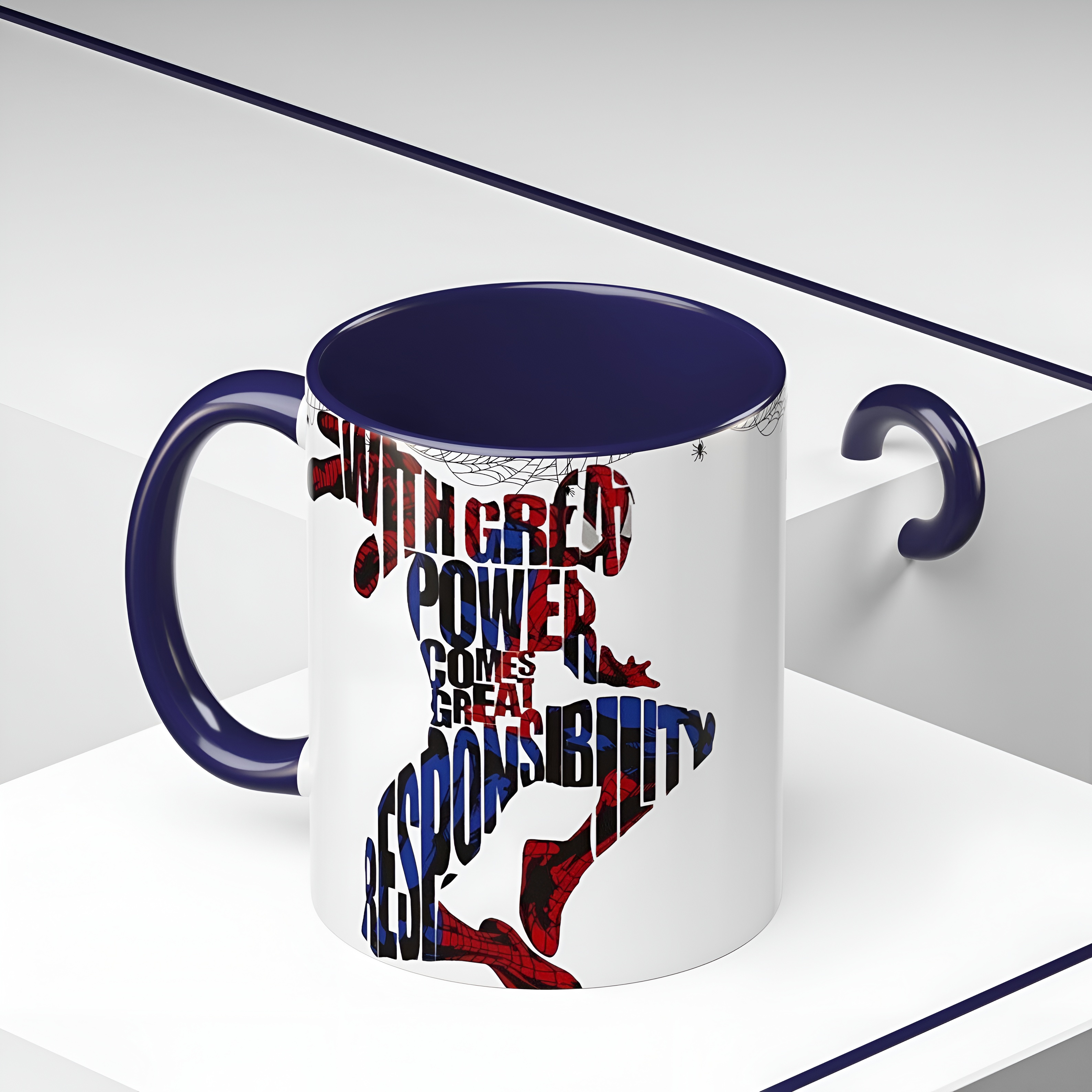 Spider Man Power Quote Ceramic Mug