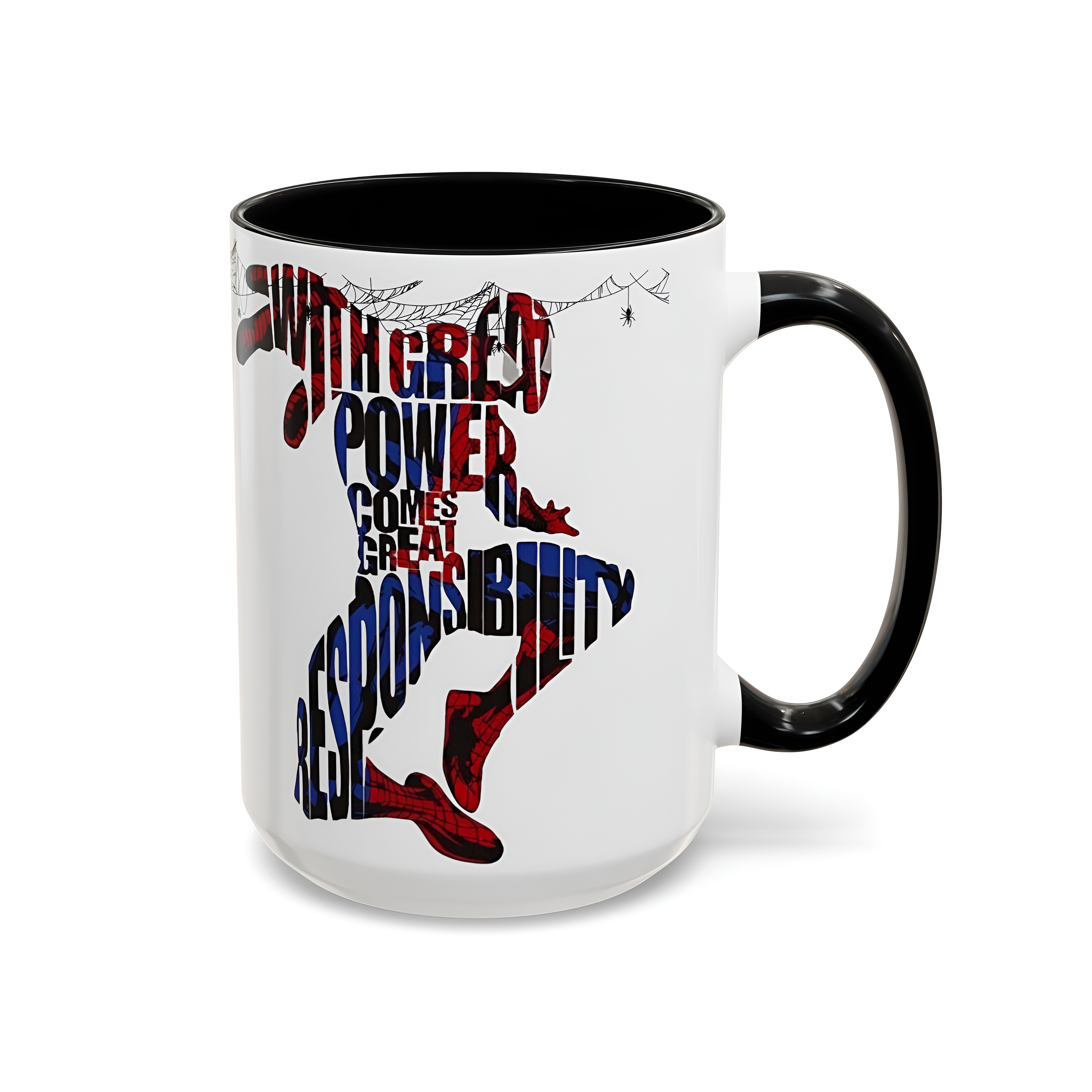 Spider Man Power Quote Ceramic Mug