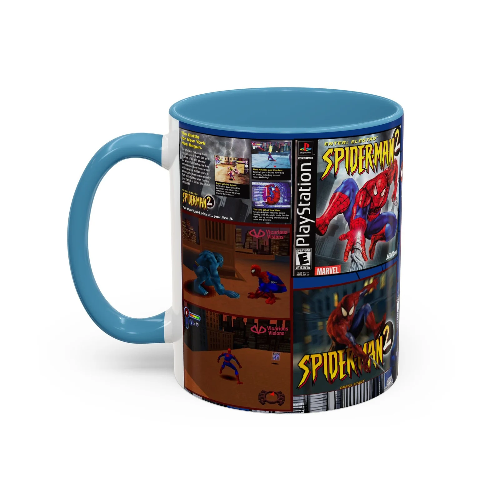 Spider Man Retro Gaming Ceramic Mug