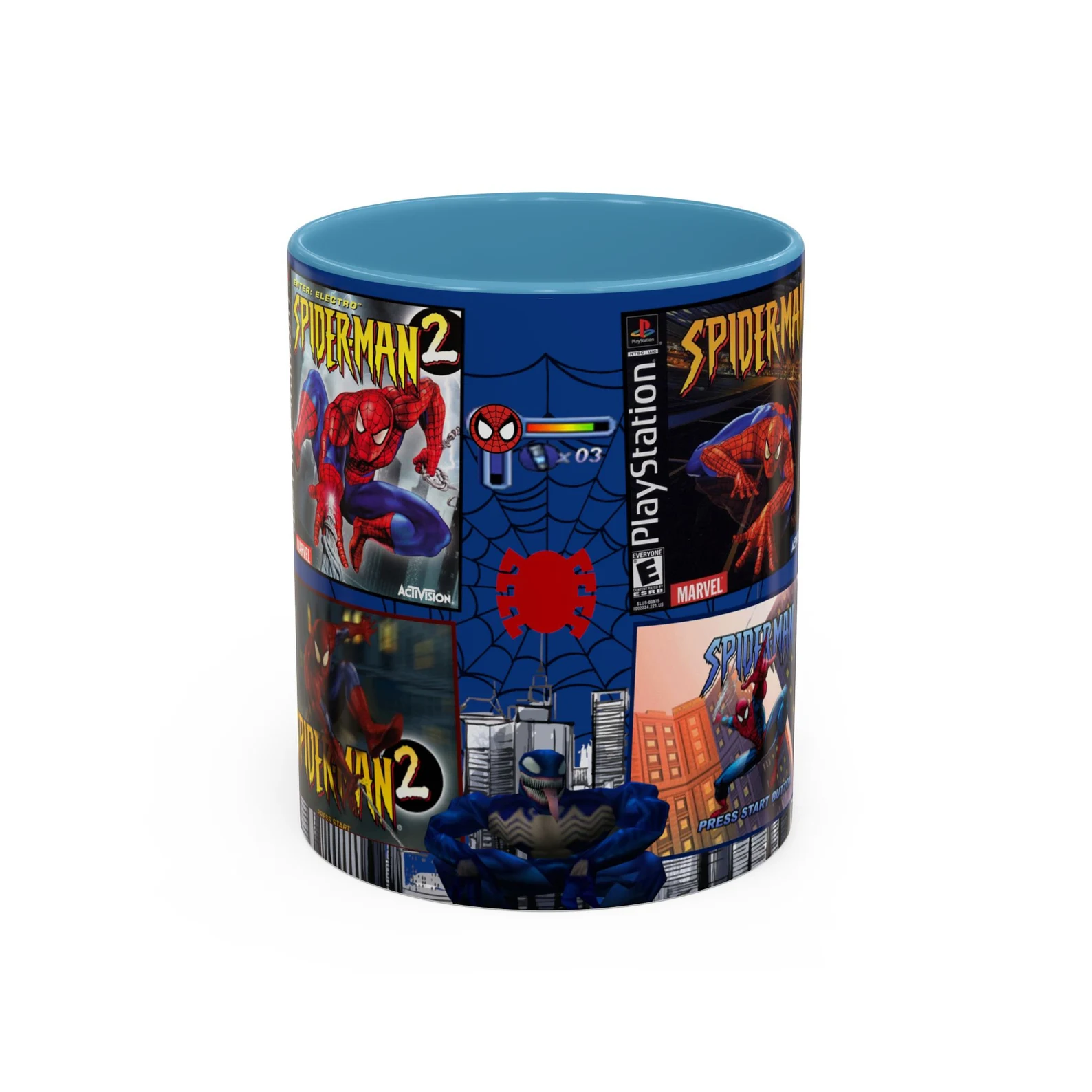Spider Man Retro Gaming Ceramic Mug