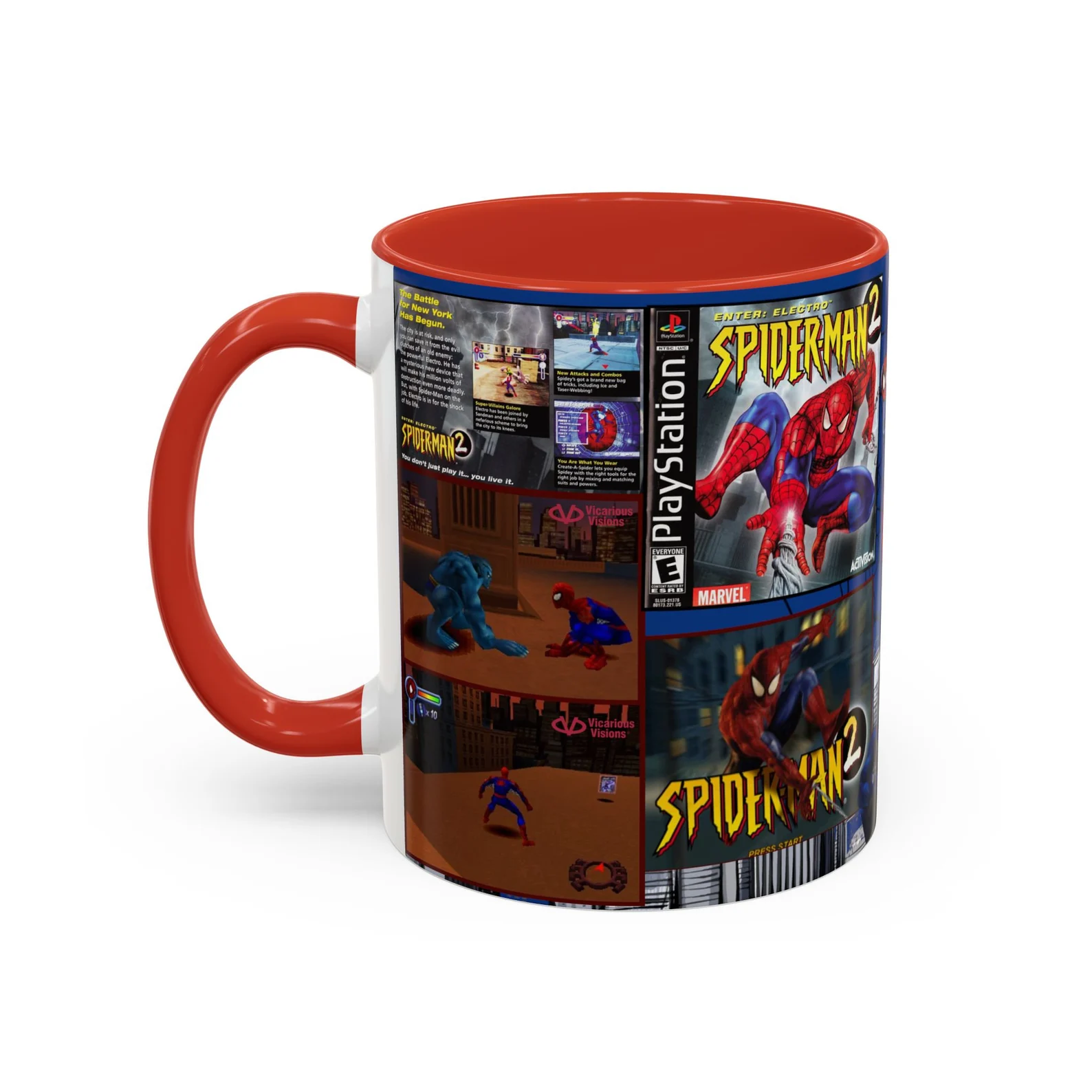 Spider Man Retro Gaming Ceramic Mug