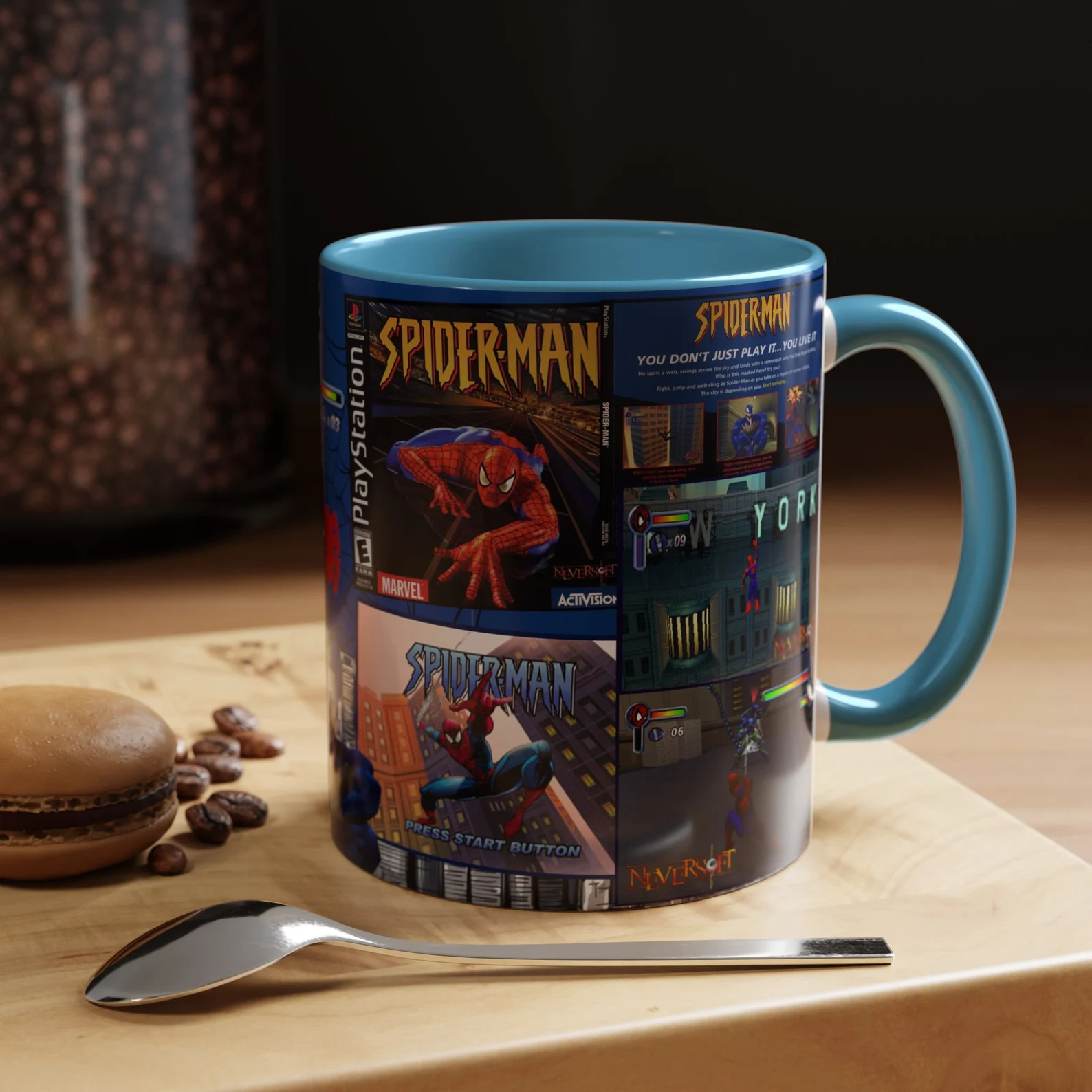 Spider Man Retro Gaming Ceramic Mug