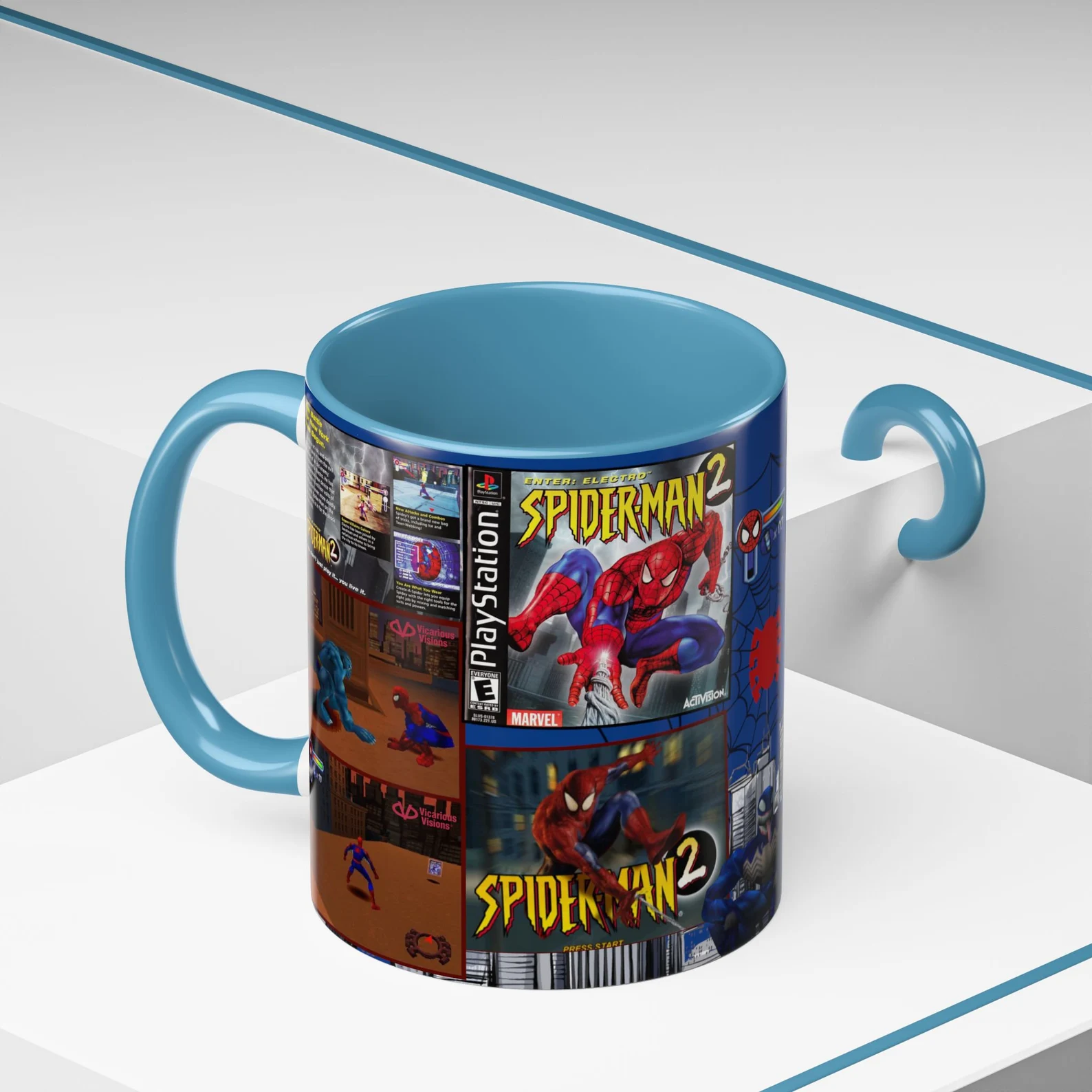 Spider Man Retro Gaming Ceramic Mug
