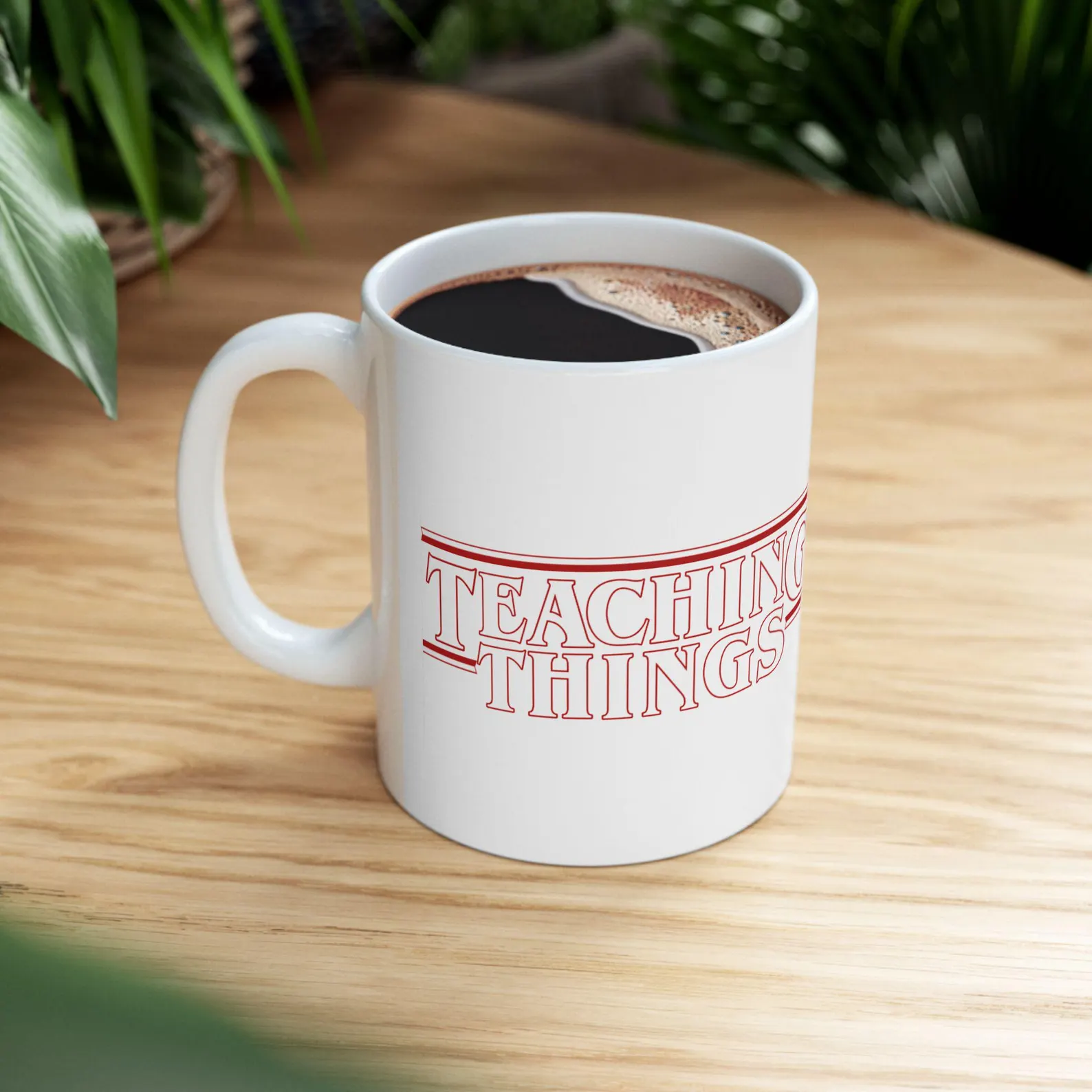 Stranger Things Inspired Teaching Logo Mug | Ceramic Mug