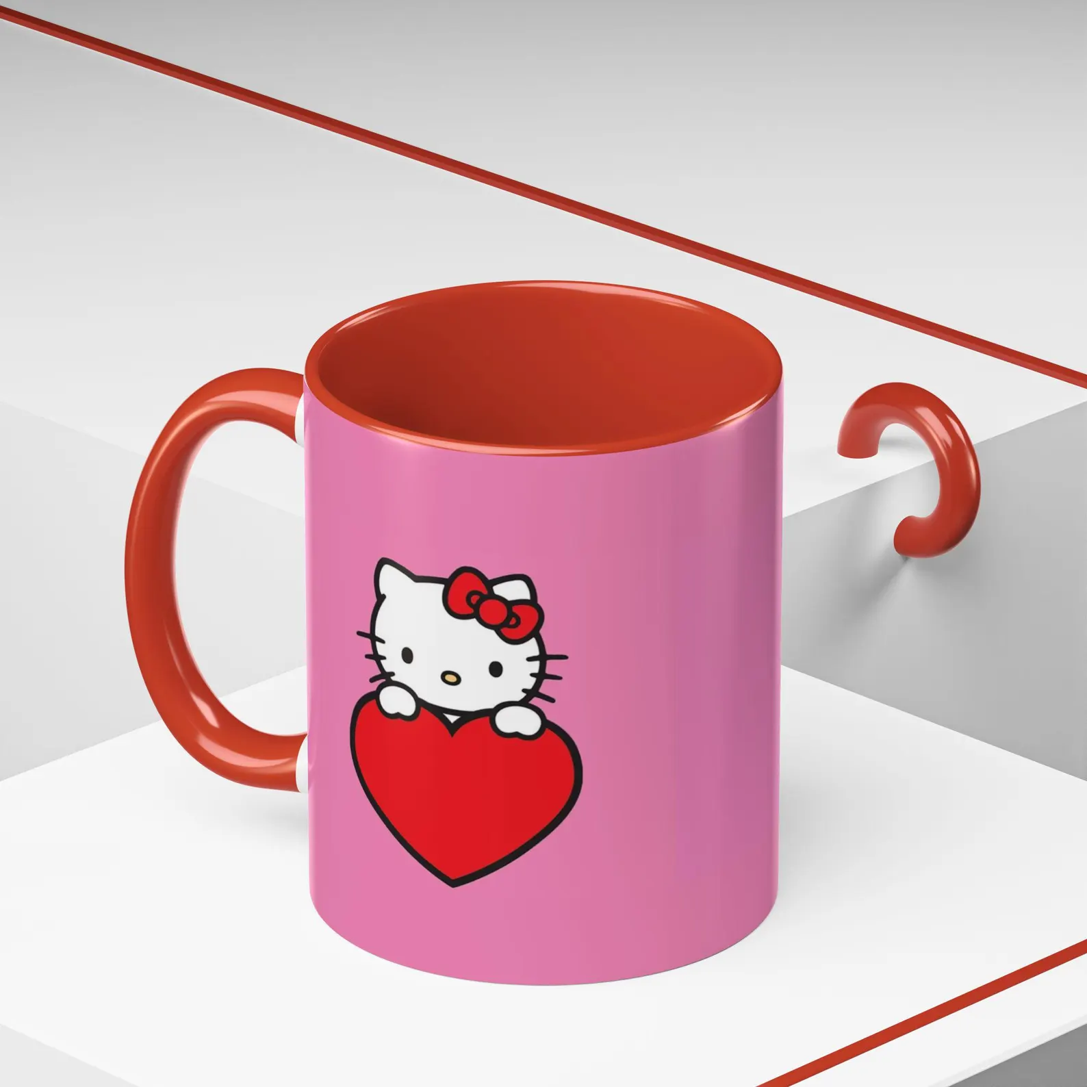 Hello Kitty Heart Mug