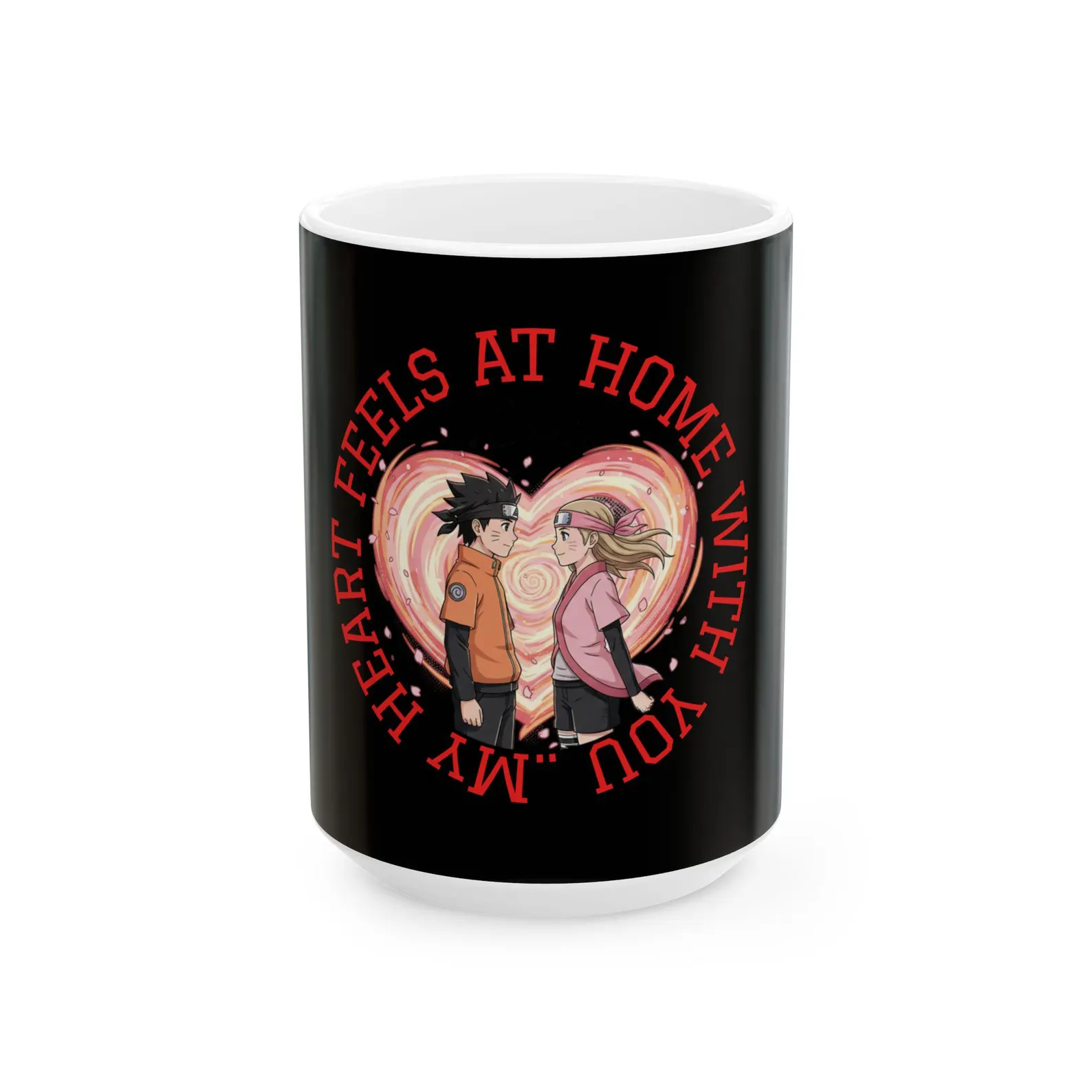 Naruto Love Ceramic Mug, (11oz, 15oz)