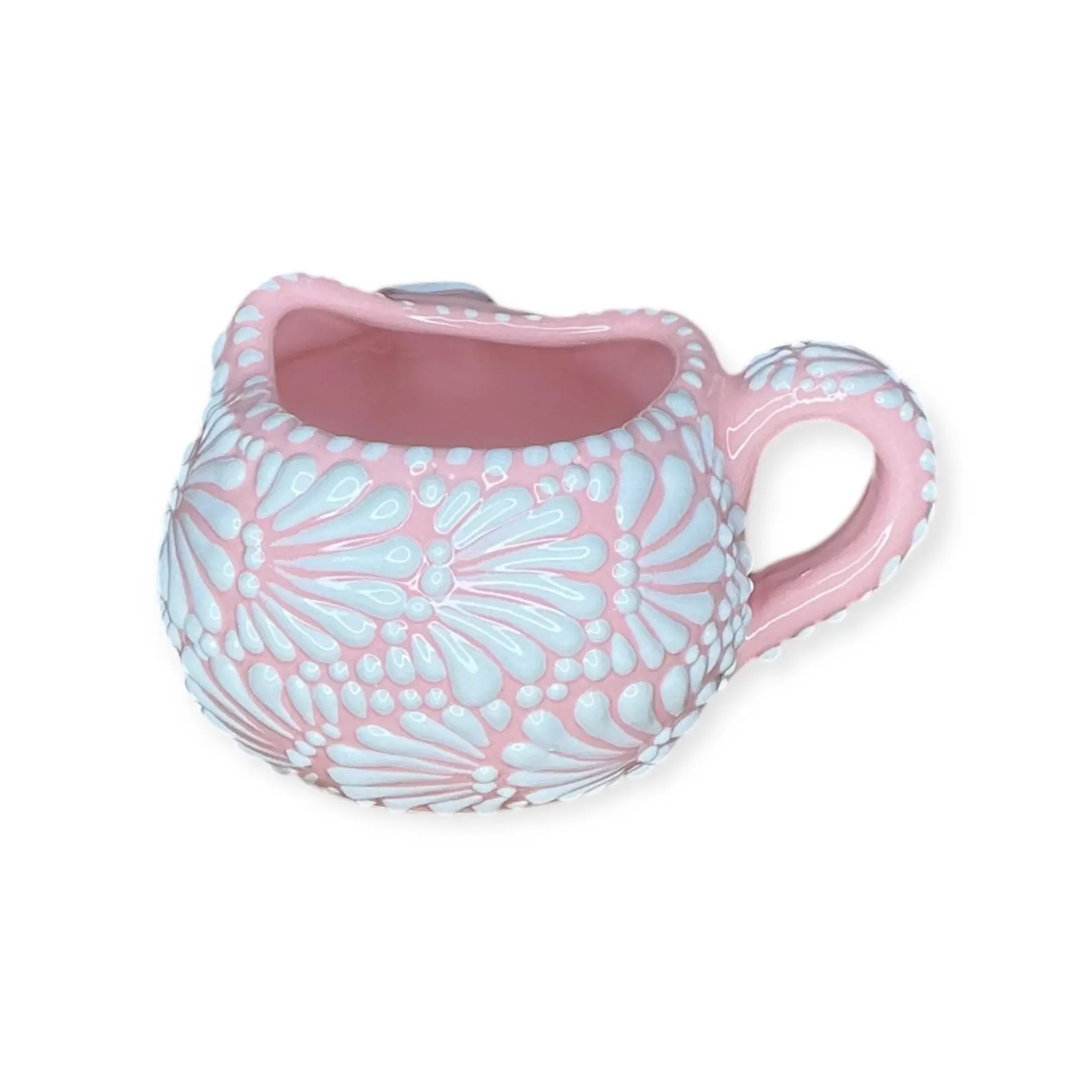 Talavera HK Mug | Pink & White | Lead free