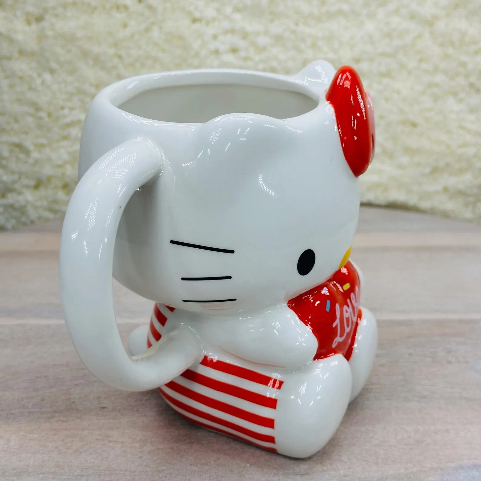 Hello Kitty 3D Full Body Mug 20oz Red LOVE Valentine's Cup NEW