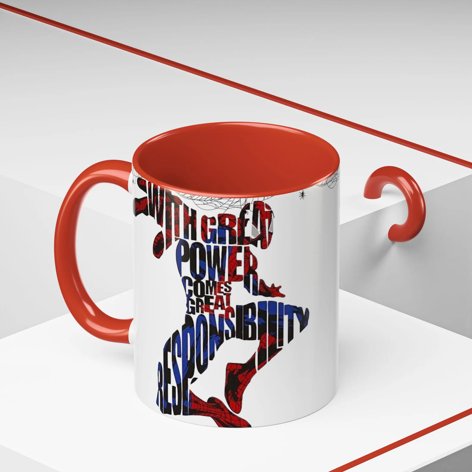 Spider Man Power Quote Ceramic Mug