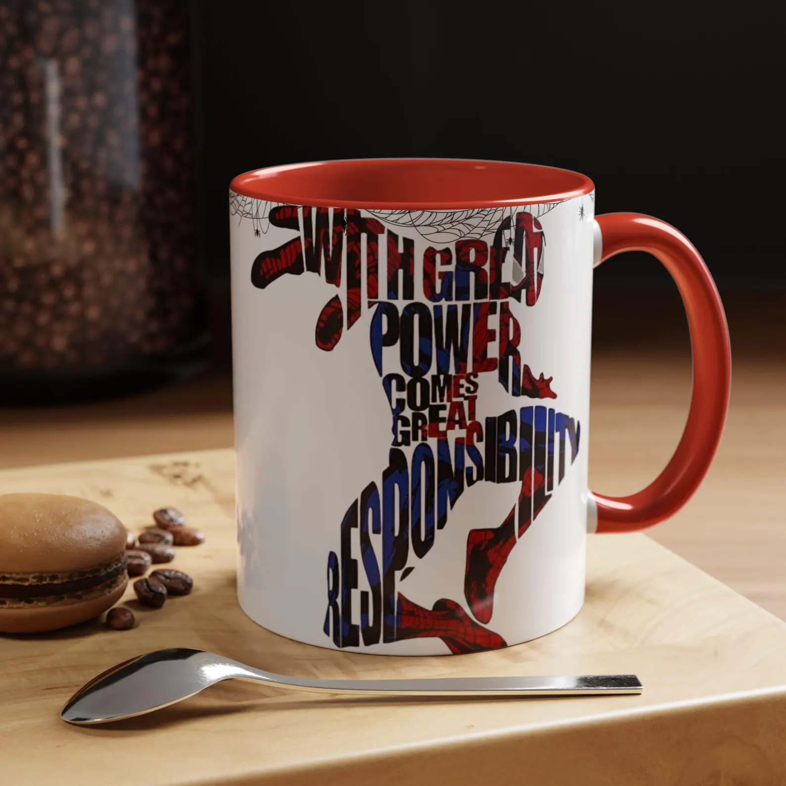 Spider Man Power Quote Ceramic Mug