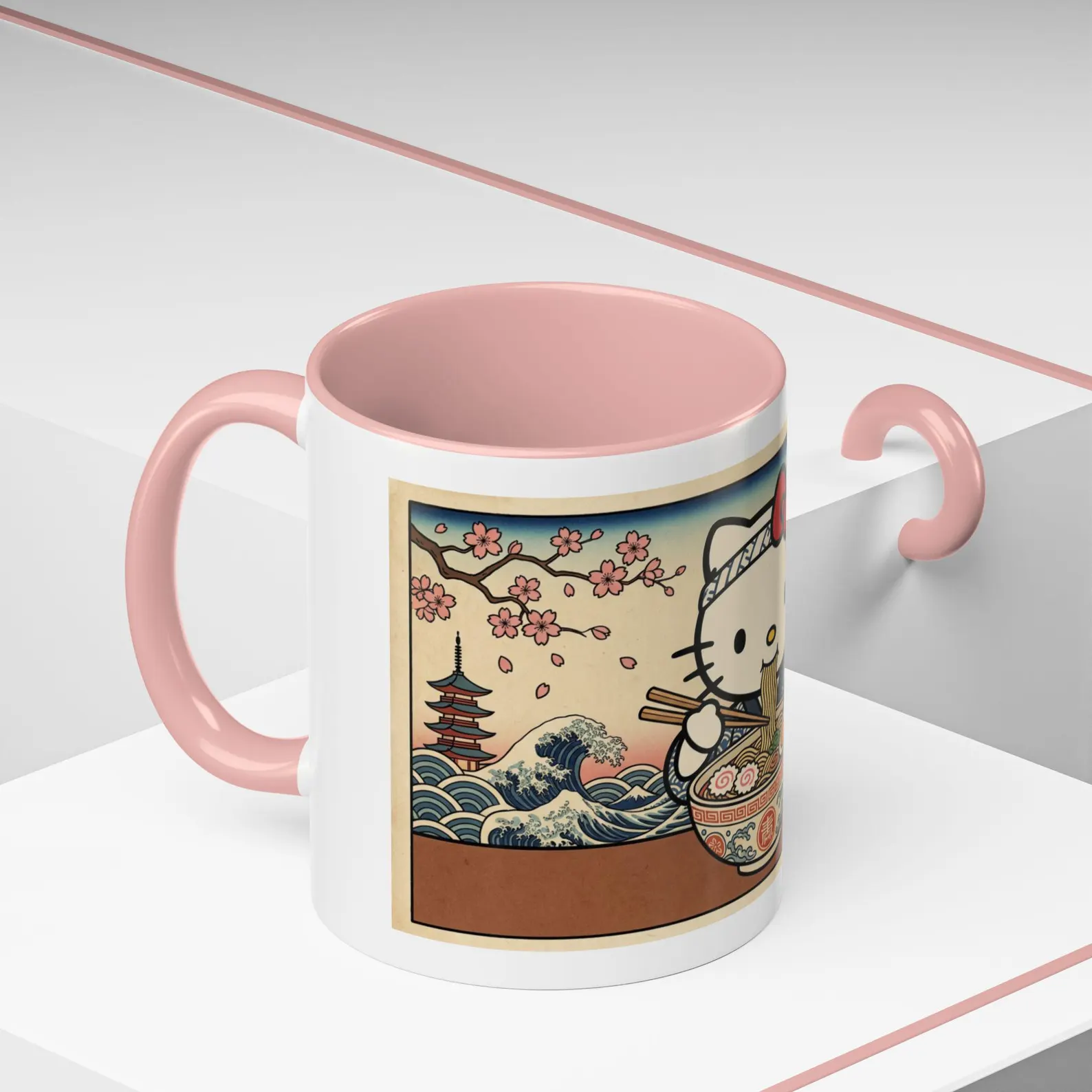 [Copy]Talavera Hello Kitty mug, Coffee cup, Mexican Talavera. 14oz P