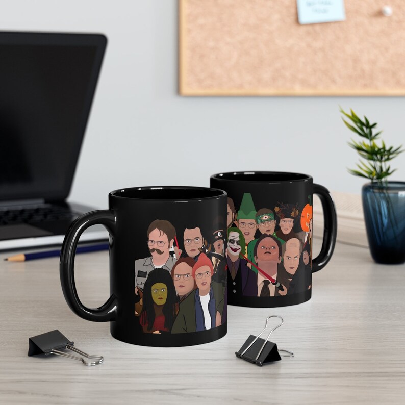 Dwight Schrute Many Costumes Ceramic Coffee Mug