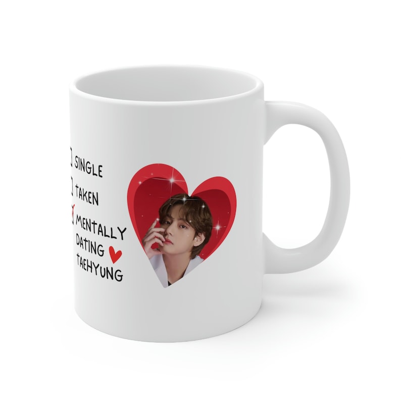 Taehyung Graphic Ceramic Coffee Mug 11oz