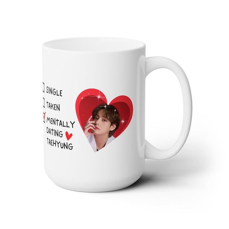 Taehyung Graphic Ceramic Coffee Mug 11oz